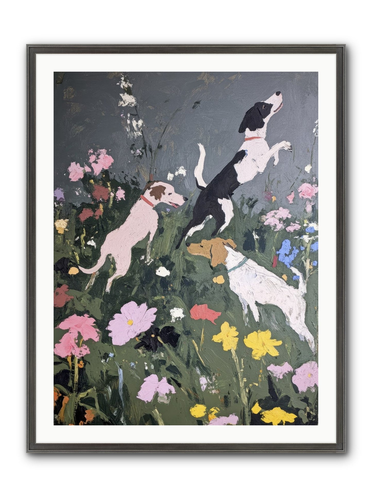 Celestial Watching Framed Print - Slimwoods Black/Silver 30x40