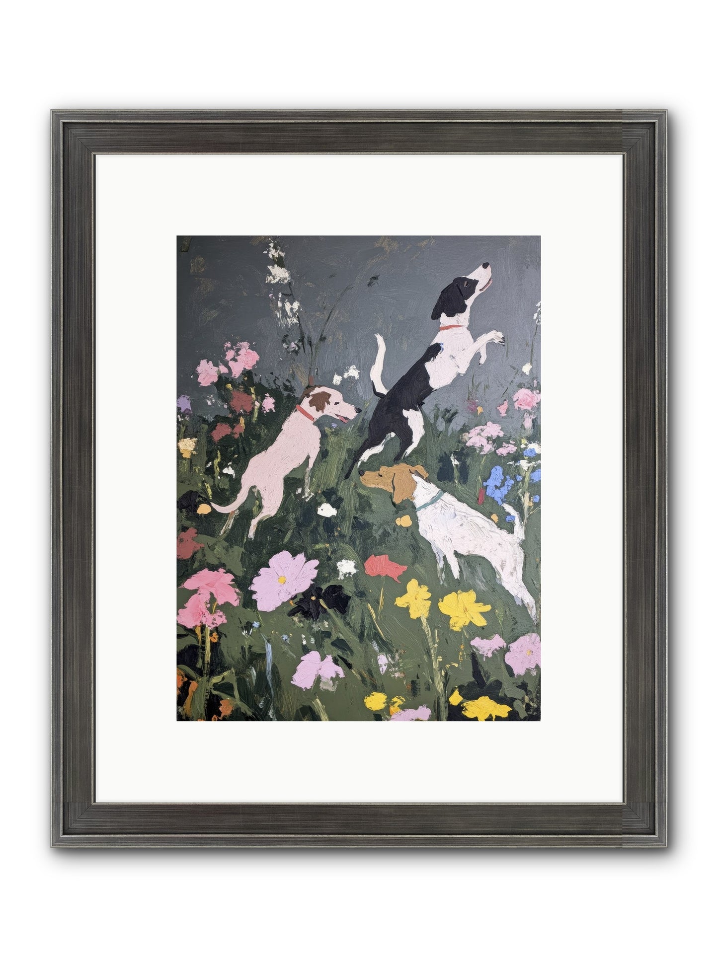 Celestial Watching Framed Print - Slimwoods Black/Silver 9x12