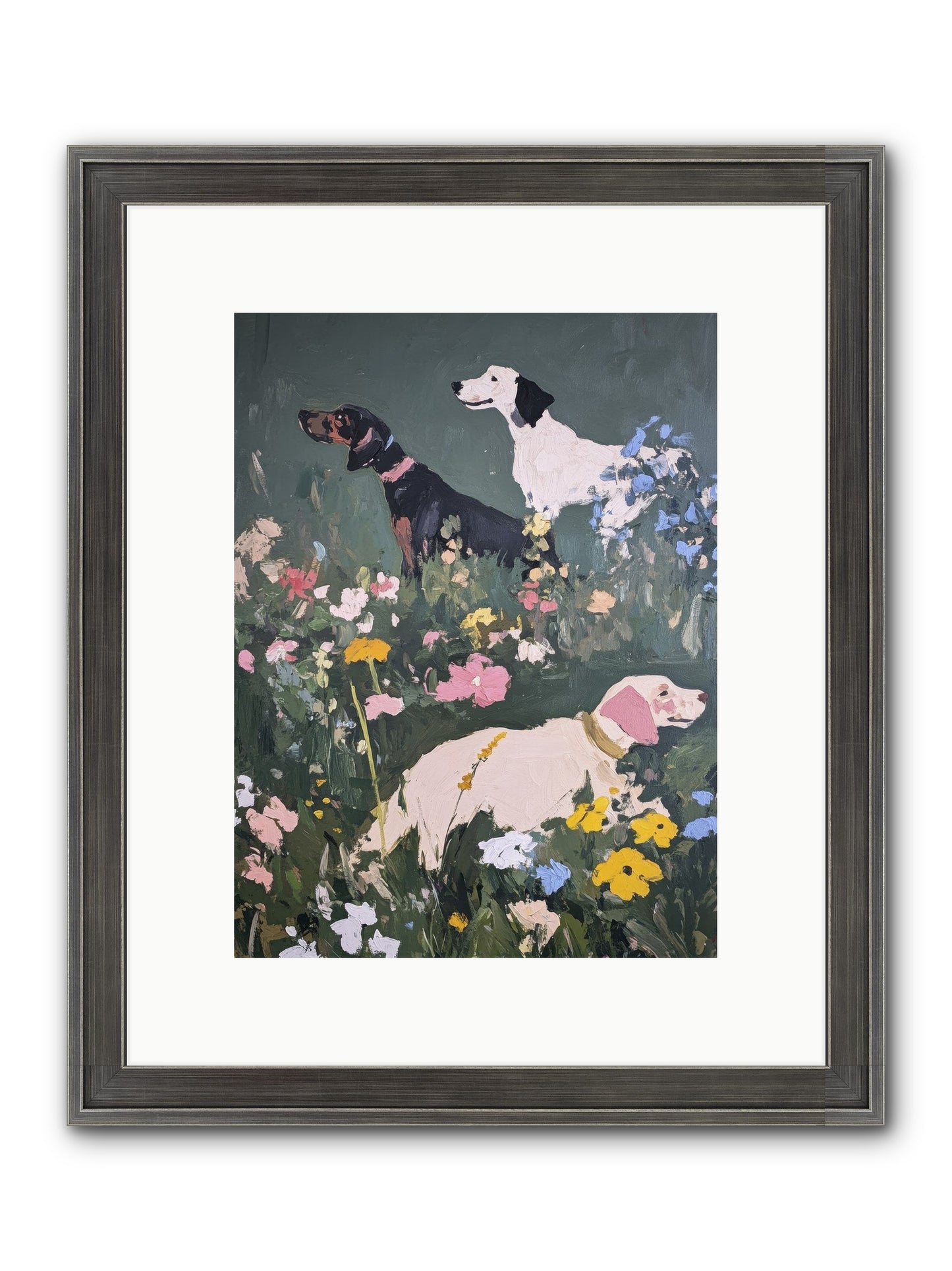 Celestial Watching No.2 Framed Print - Slimwoods Black/Silver 9x12