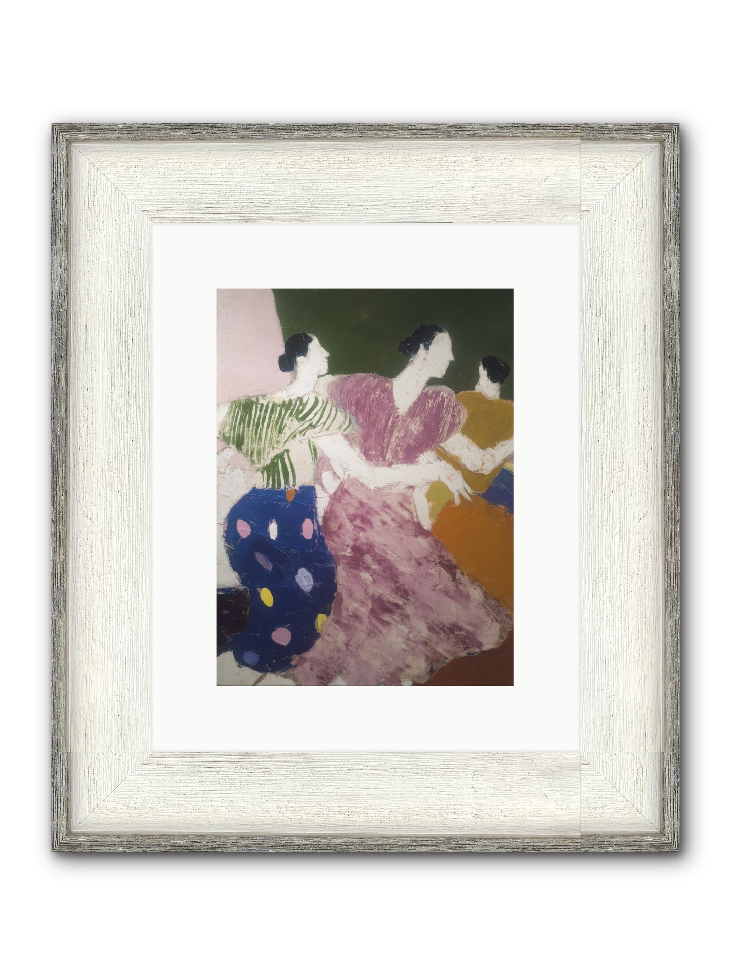 Centered Framed Print - Driftwood White 9x12