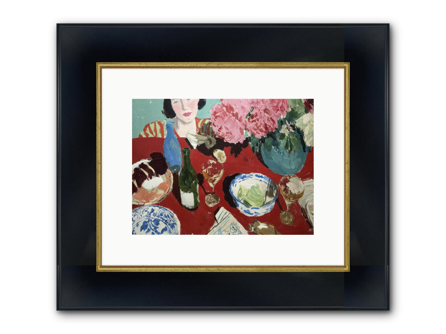 Ceremony Of One's Own Making Framed Print - Wide Black w/Gold 12x9