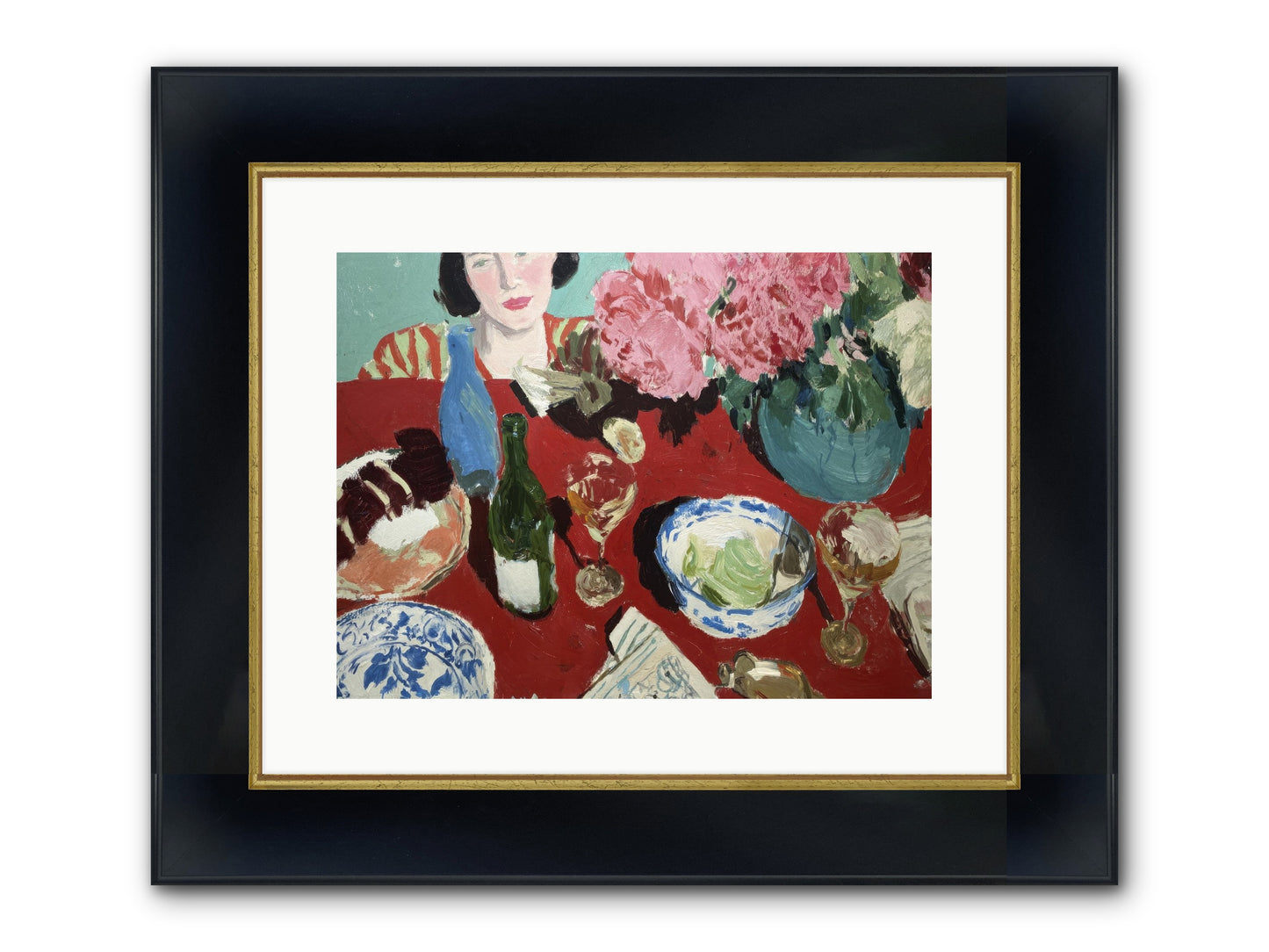 Ceremony Of One's Own Making Framed Print - Wide Black w/Gold 16x12