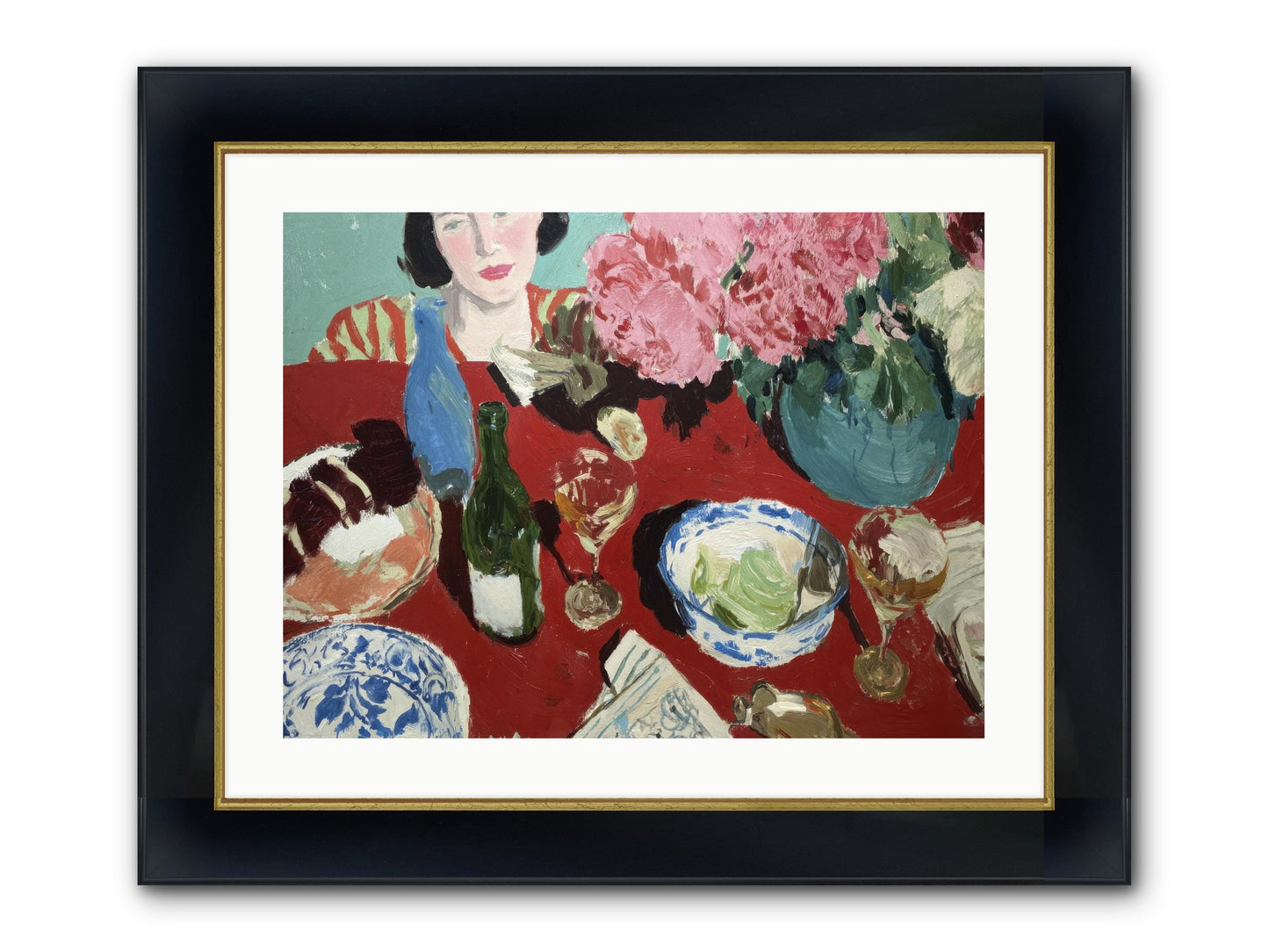 Ceremony Of One's Own Making Framed Print - Wide Black w/Gold 24x18