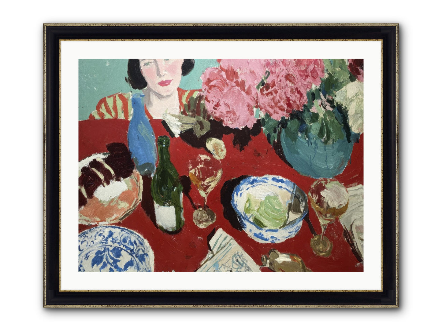 Ceremony Of One's Own Making Framed Print - Black & Gold 32x24