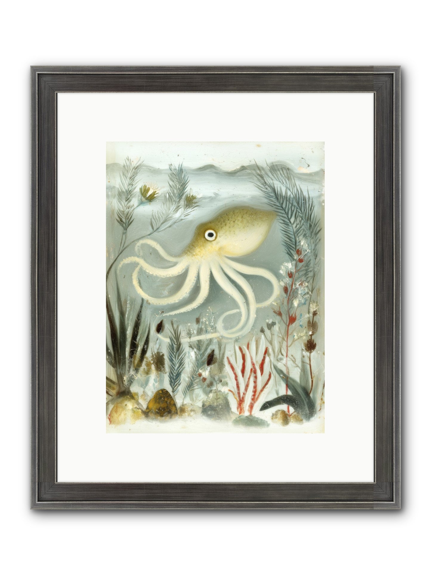 Cerulean Dreams Framed Print - Slimwoods Black/Silver 9x12