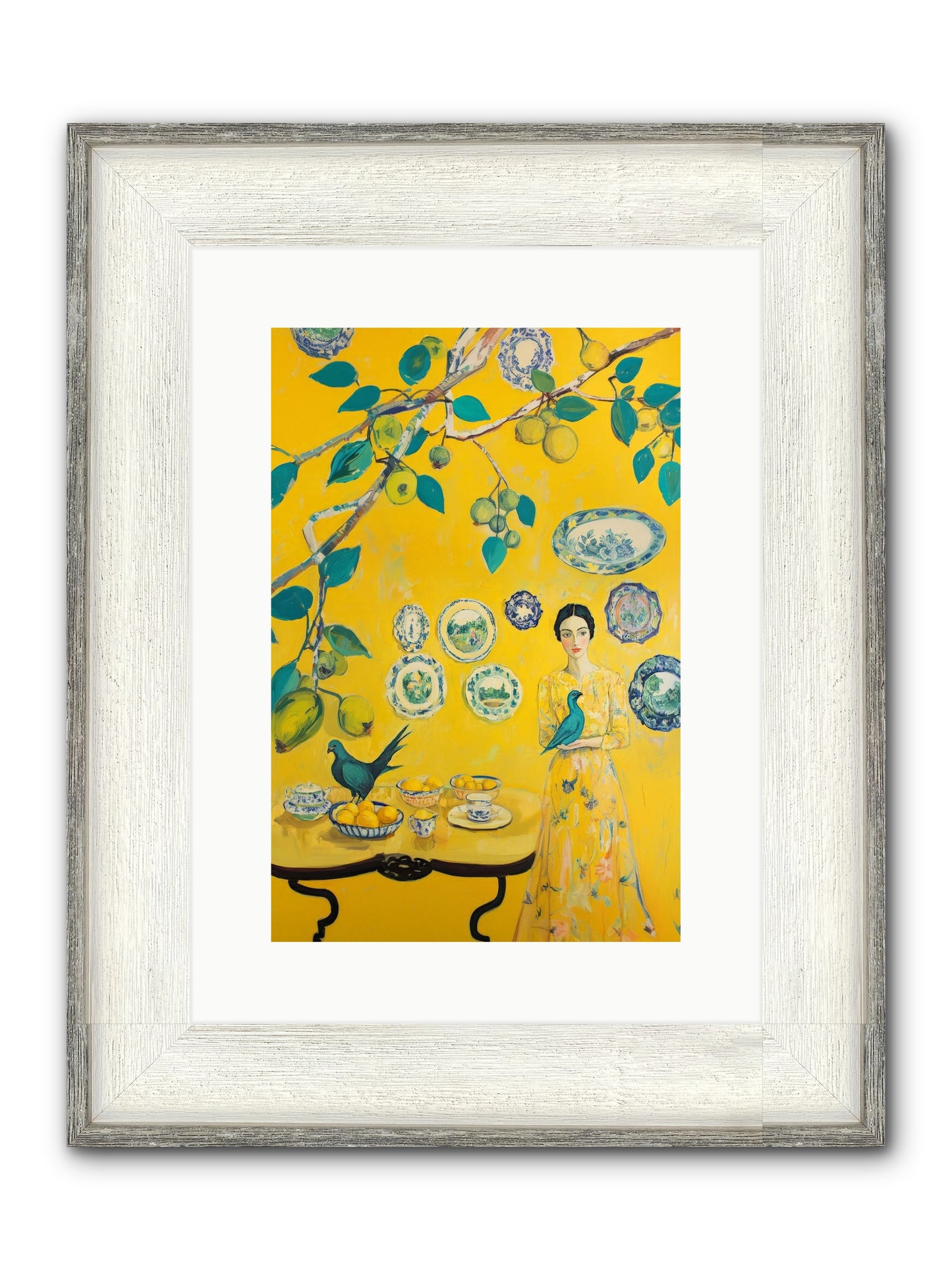 Château Soleil Framed Print - Driftwood White 10x15