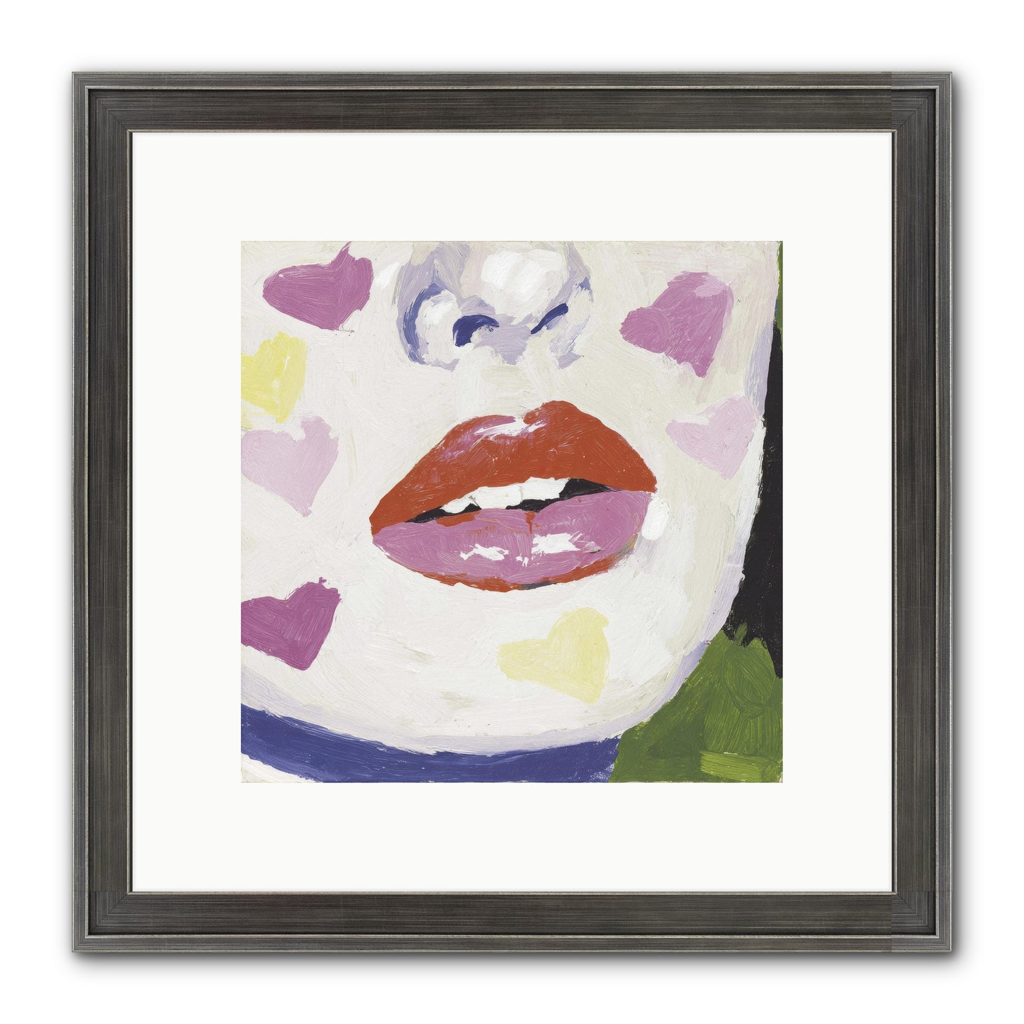Champagne & Confessions Framed Print - Slimwoods Black/Silver 10x10