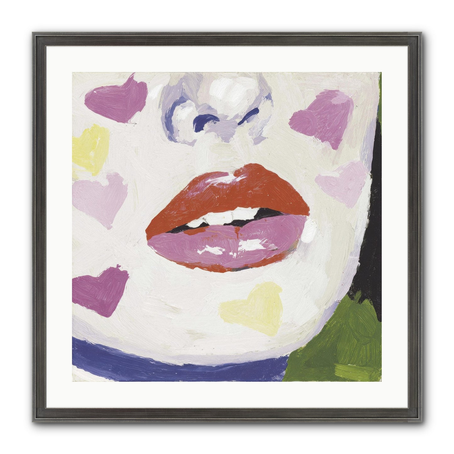 Champagne & Confessions Framed Print - Slimwoods Black/Silver 24x24