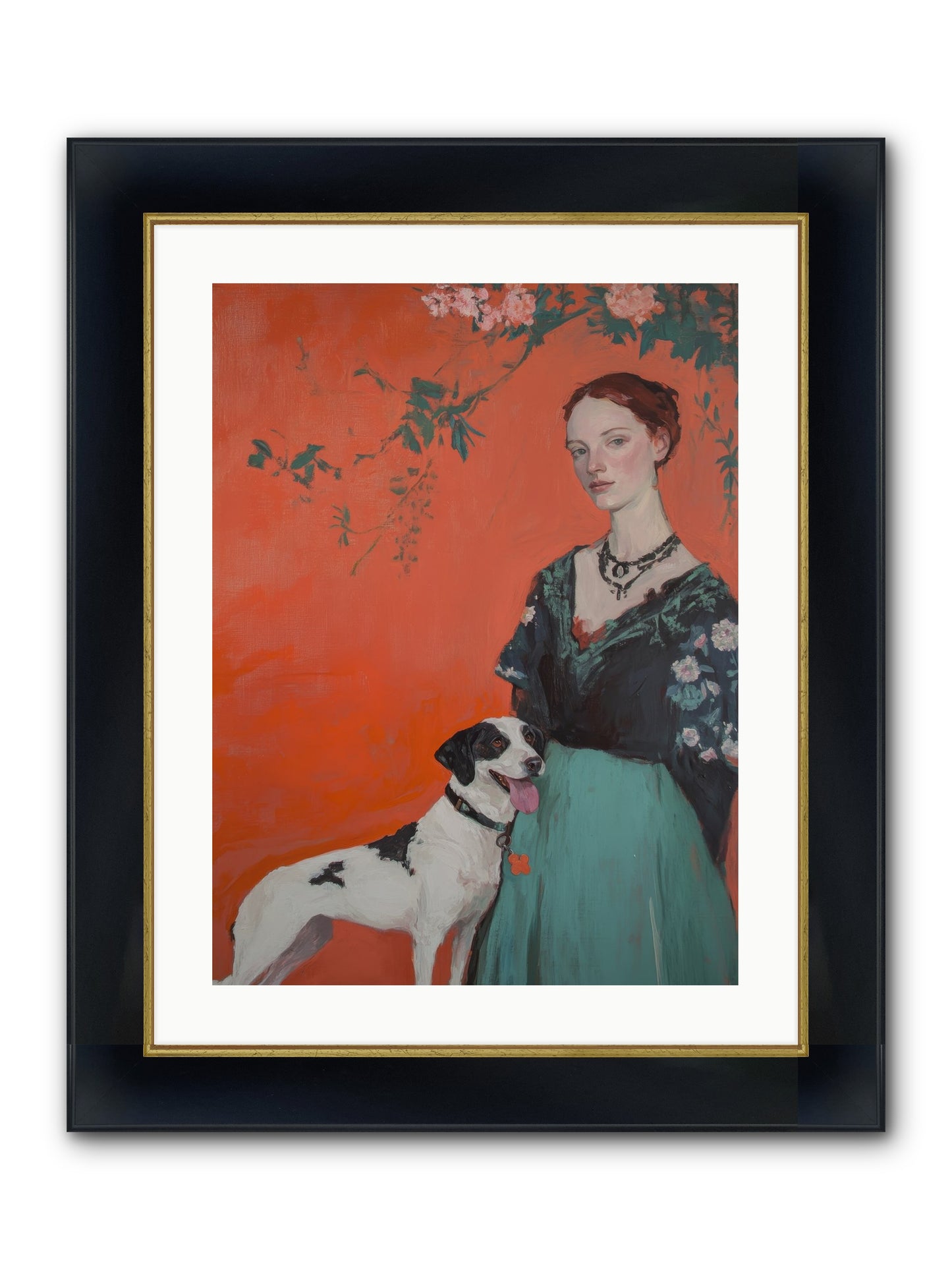 Charmed Beyond Reason Framed Print - Wide Black w/Gold 18x24