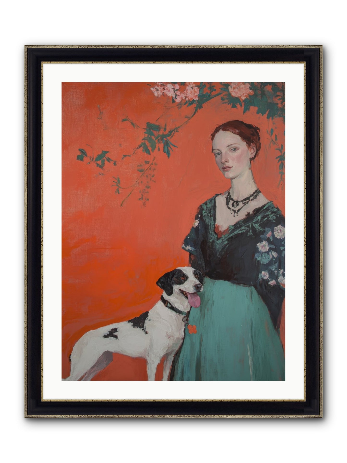 Charmed Beyond Reason Framed Print - Black & Gold 24x32