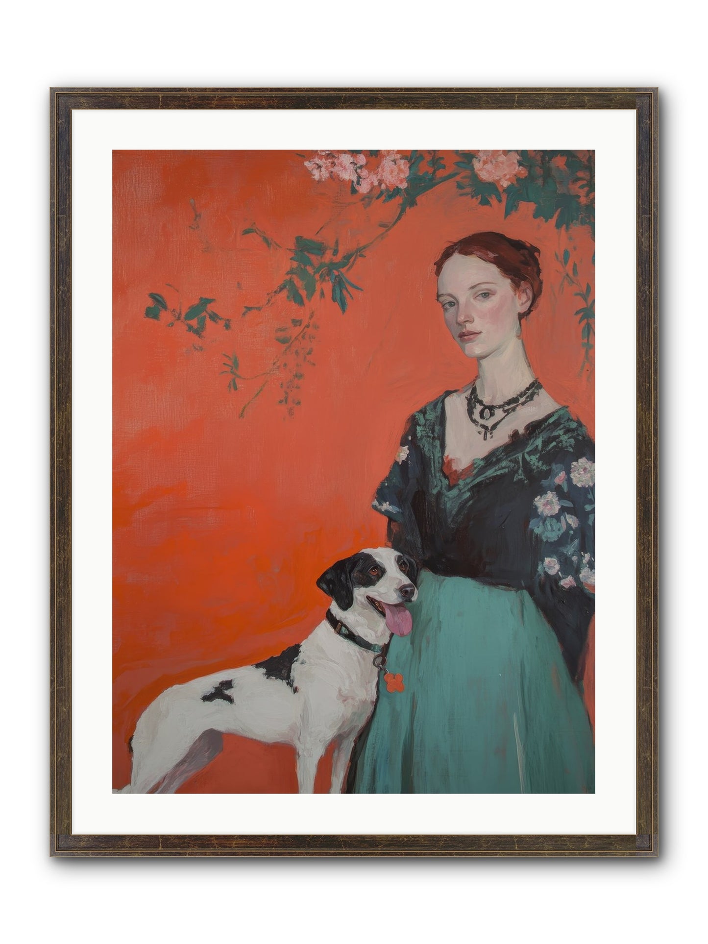 Charmed Beyond Reason Framed Print - Slimwoods Black/Gold 24x32