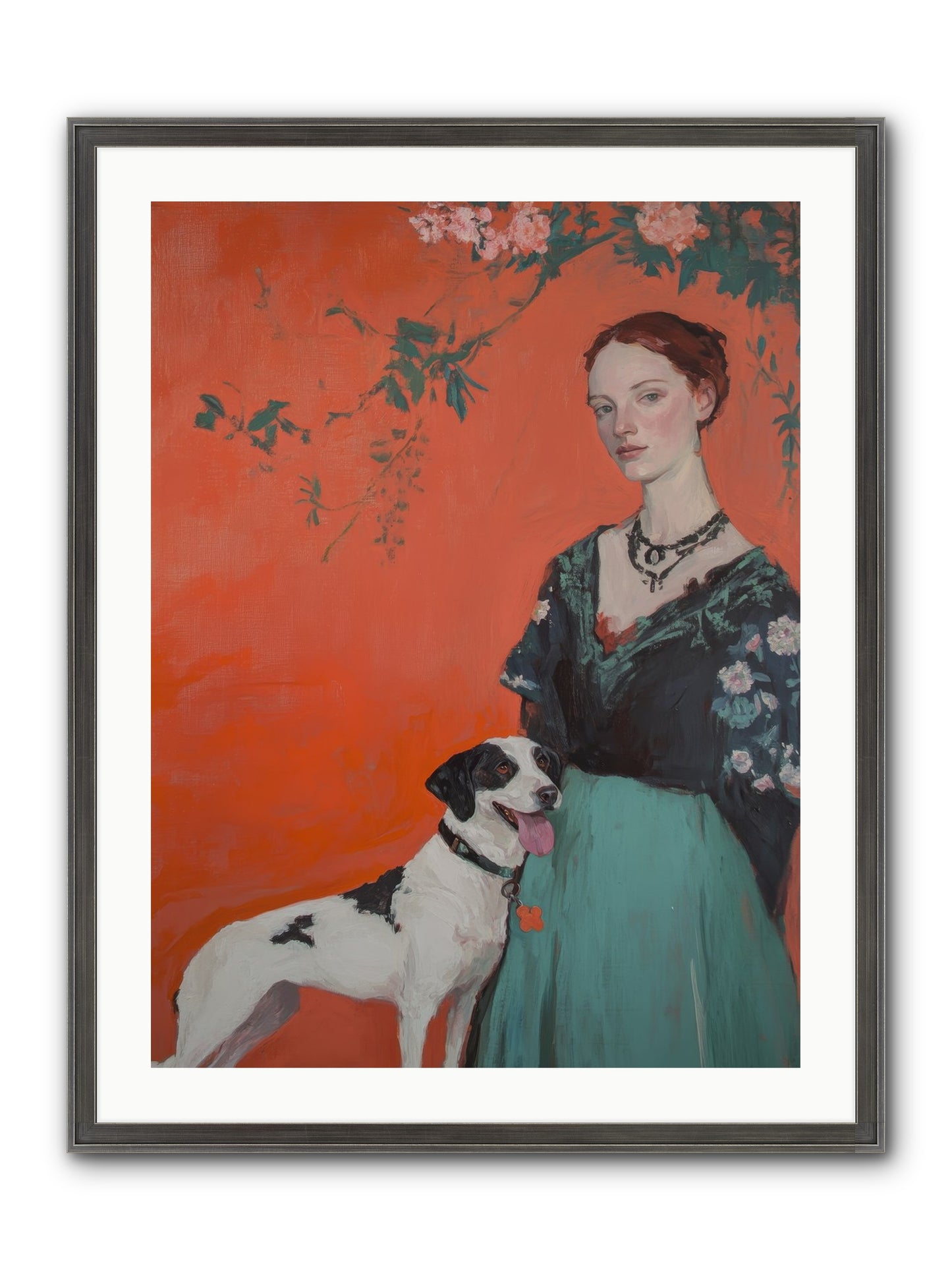 Charmed Beyond Reason Framed Print - Slimwoods Black/Silver 24x32