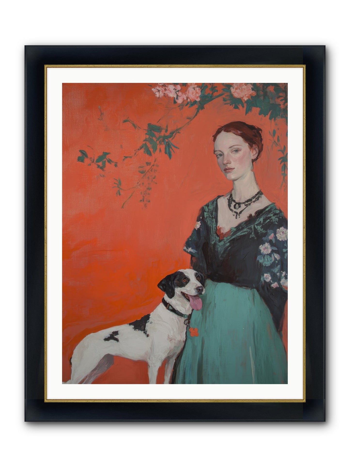 Charmed Beyond Reason Framed Print - Wide Black w/Gold 30x40