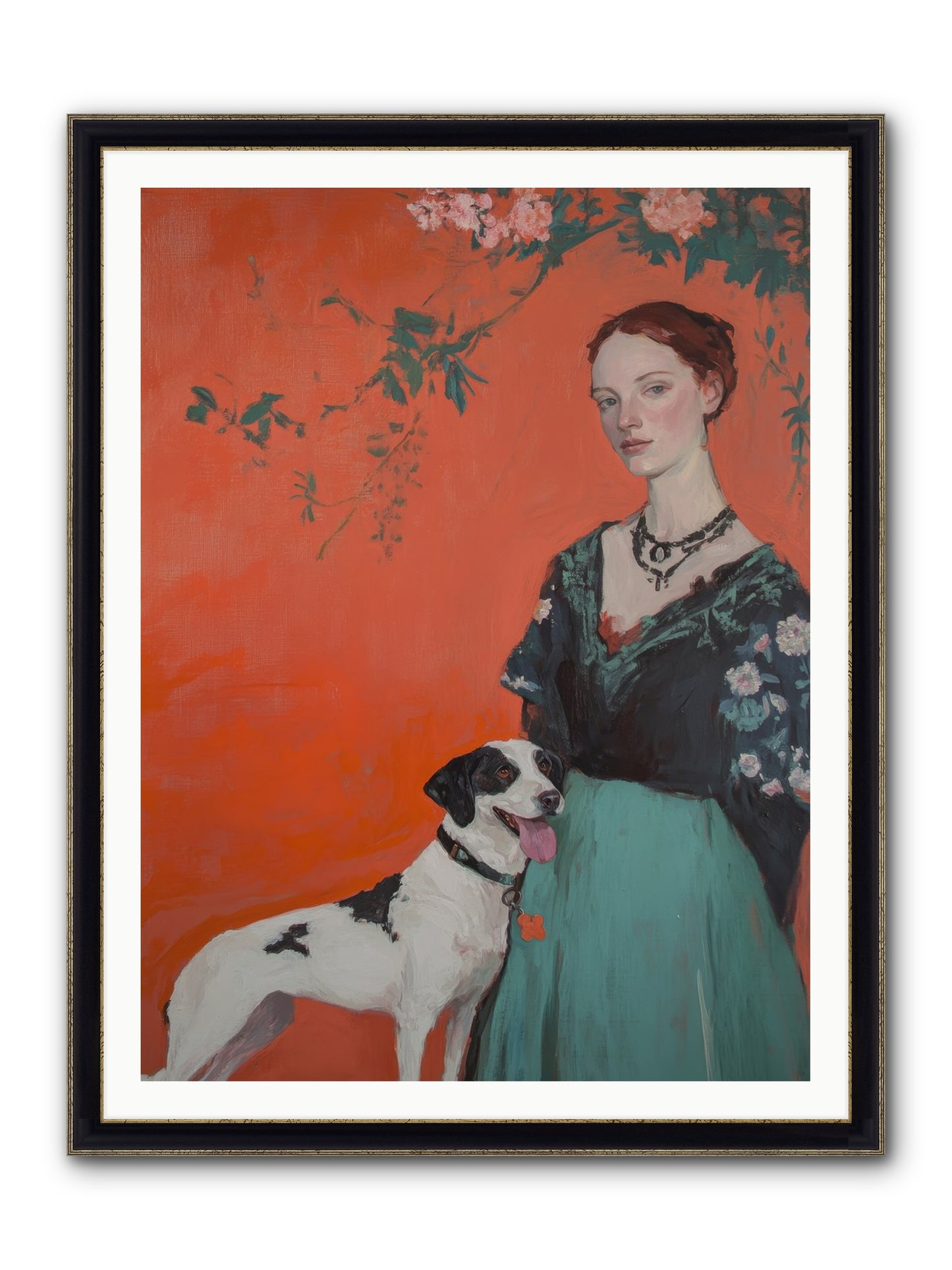 Charmed Beyond Reason Framed Print - Black & Gold 36x48