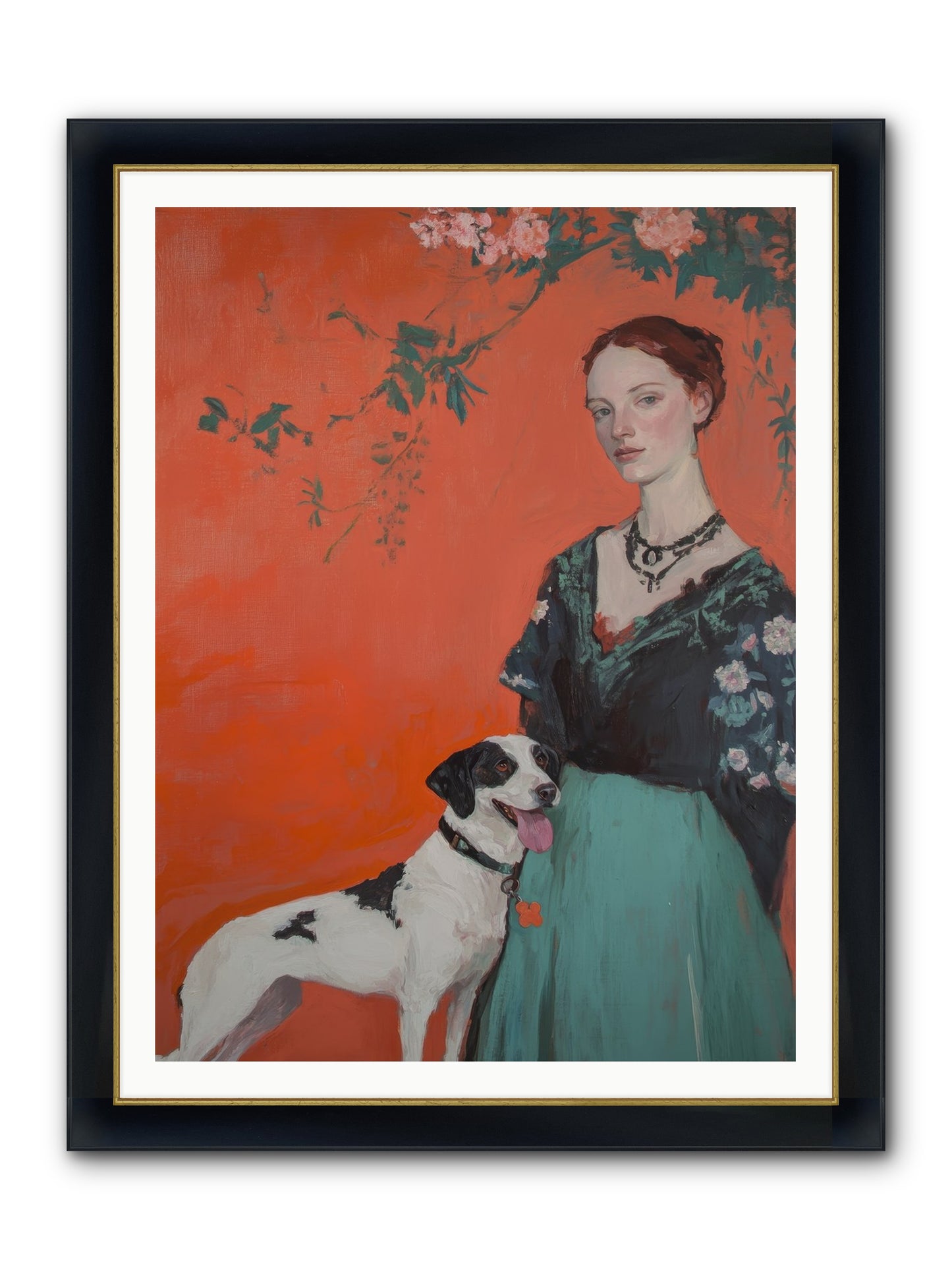 Charmed Beyond Reason Framed Print - Wide Black w/Gold 36x48