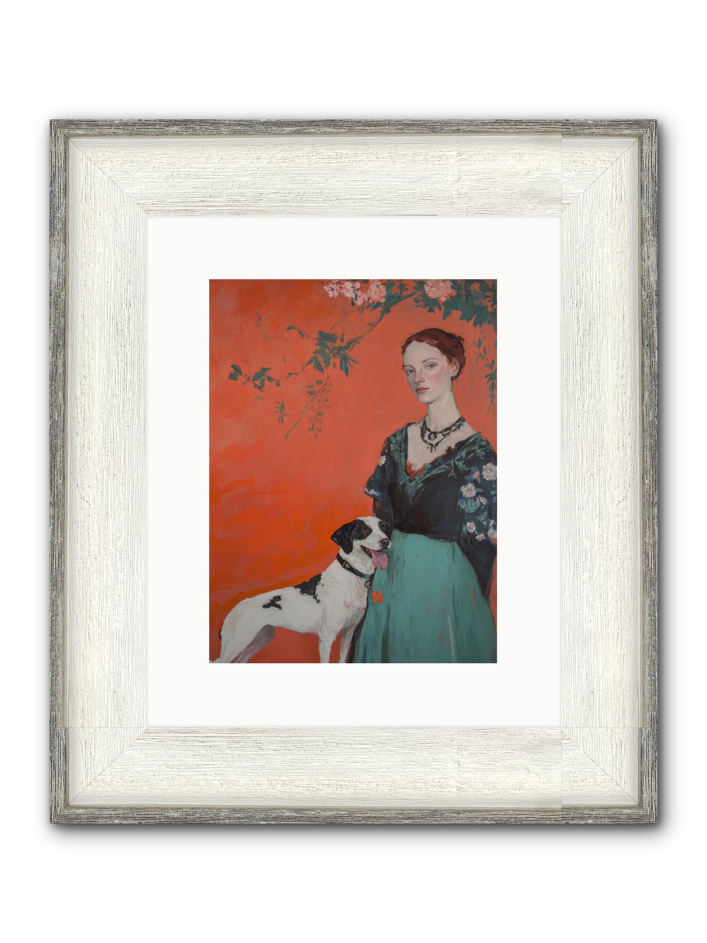 Charmed Beyond Reason Framed Print - Driftwood White 9x12