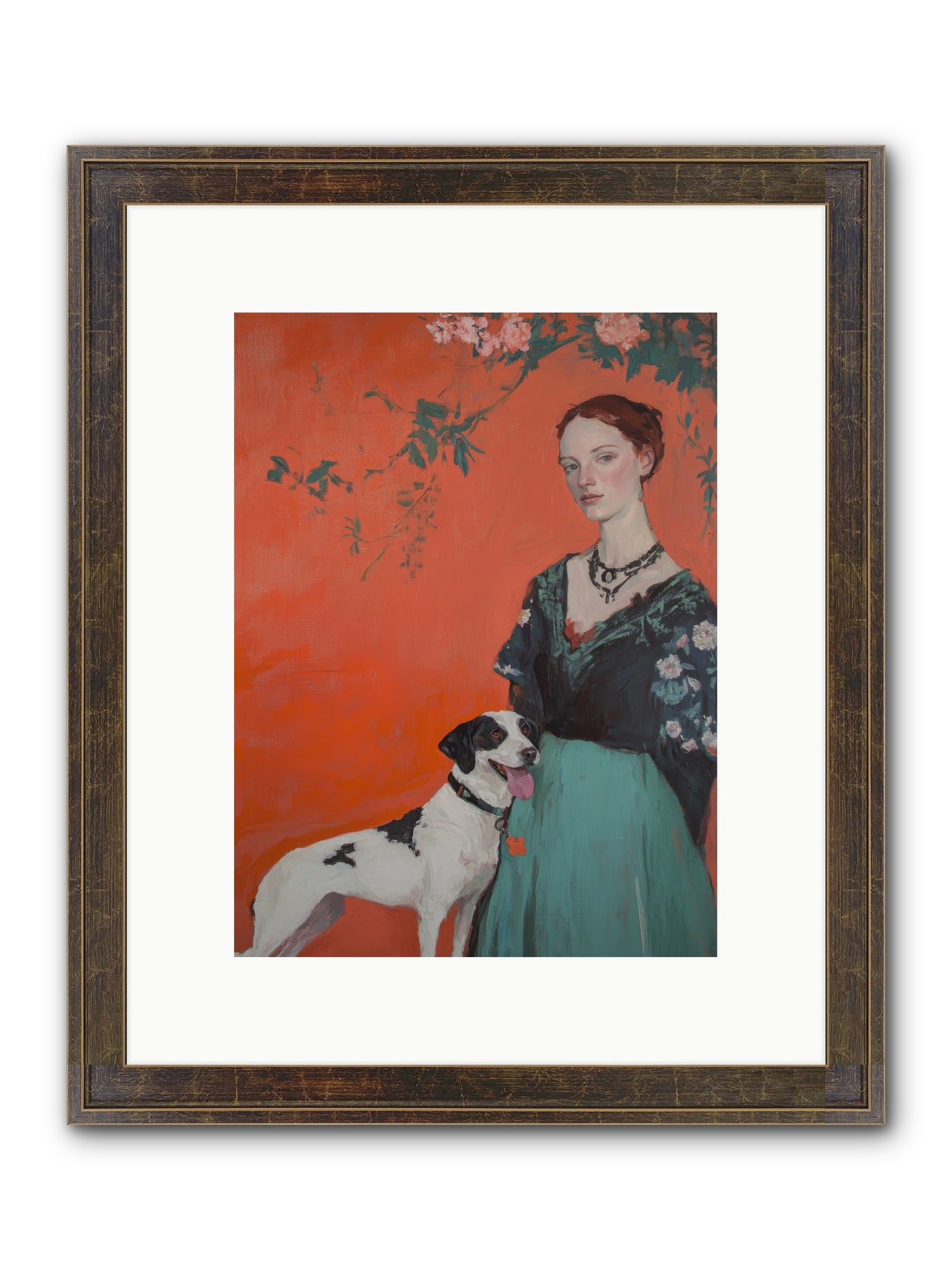 Charmed Beyond Reason Framed Print - Slimwoods Black/Gold 9x12