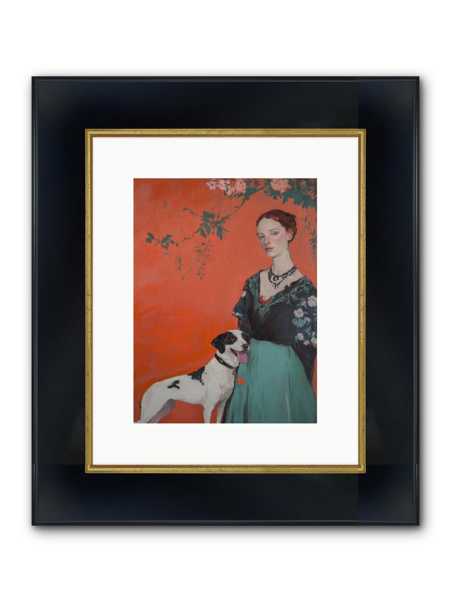 Charmed Beyond Reason Framed Print - Wide Black w/Gold 9x12