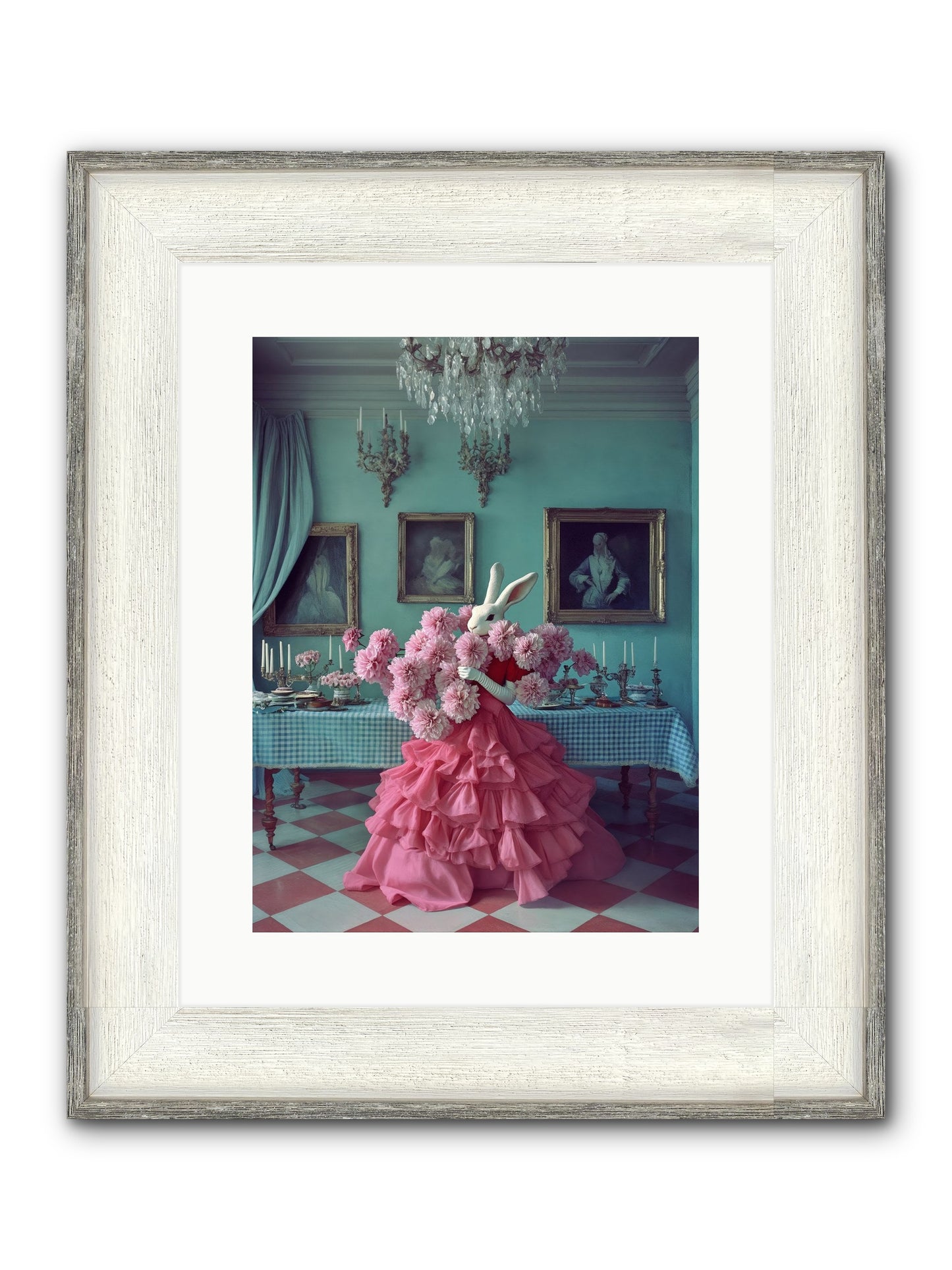 Charmed Things Stay True Framed Print - Driftwood White 12x16
