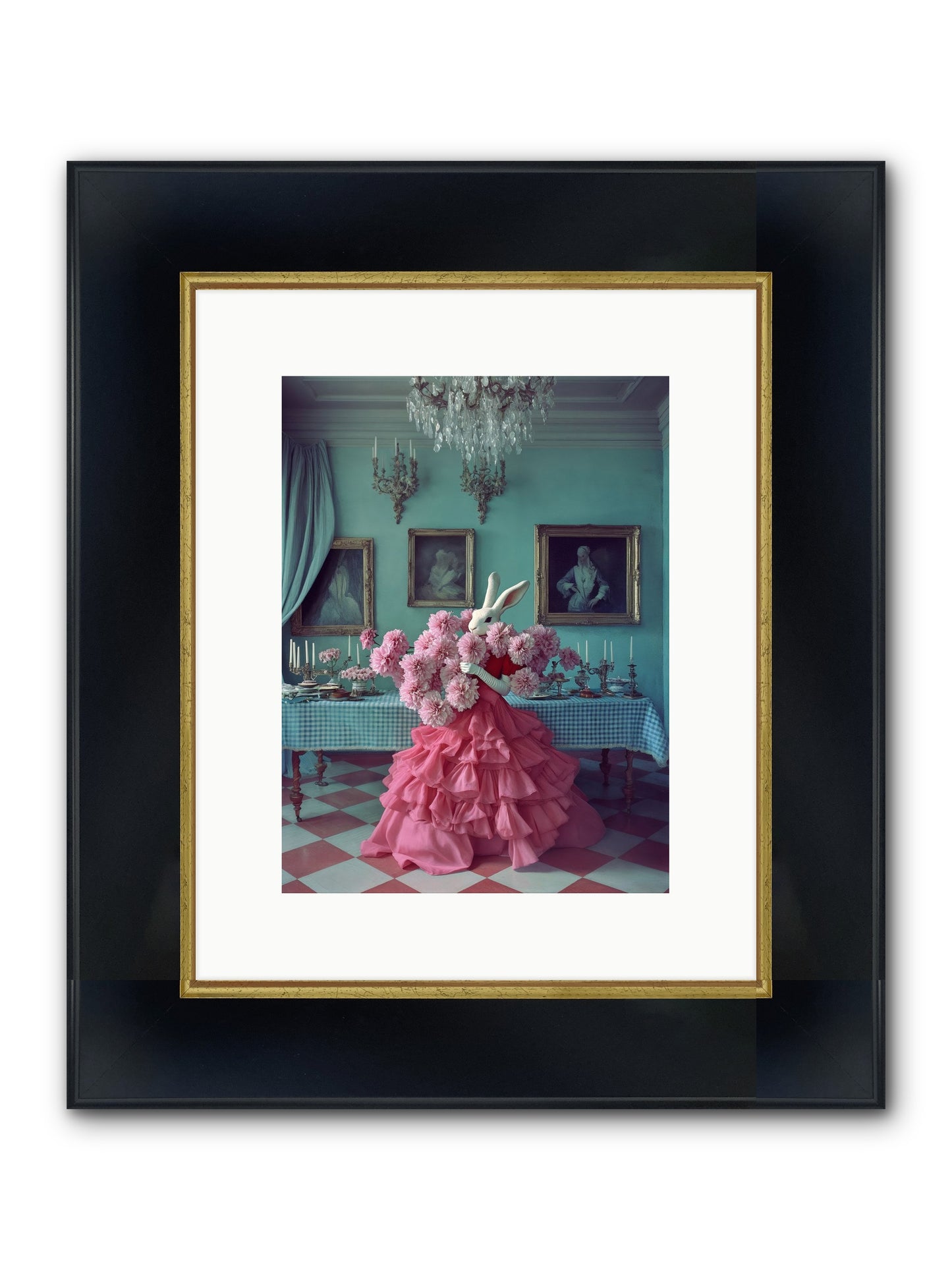 Charmed Things Stay True Framed Print - Wide Black w/Gold 9x12