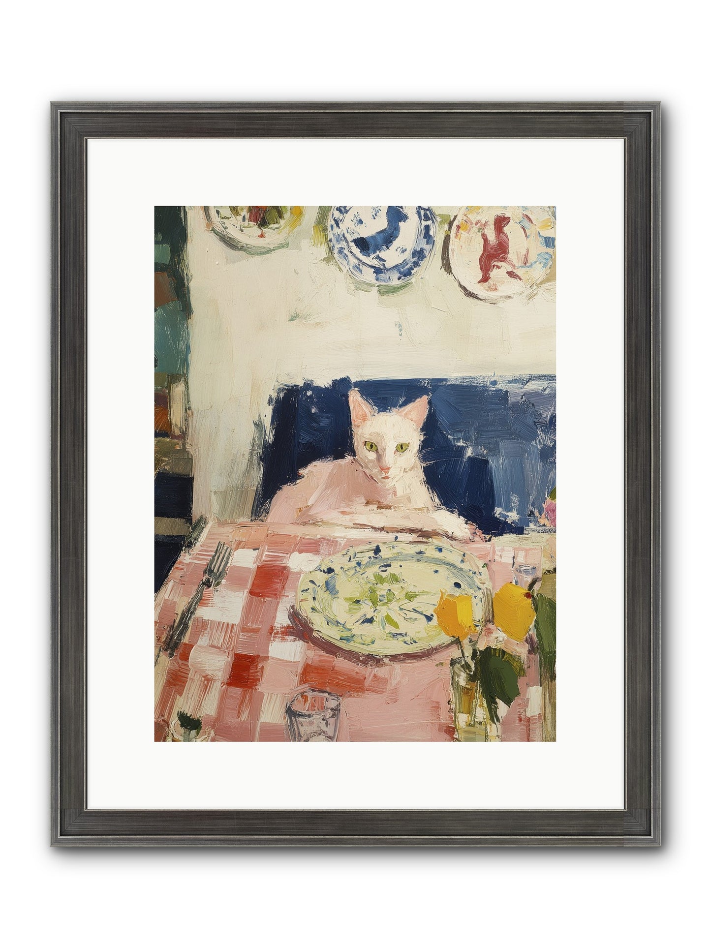 Charming Chaos Framed Print - Slimwoods Black/Silver 12x16