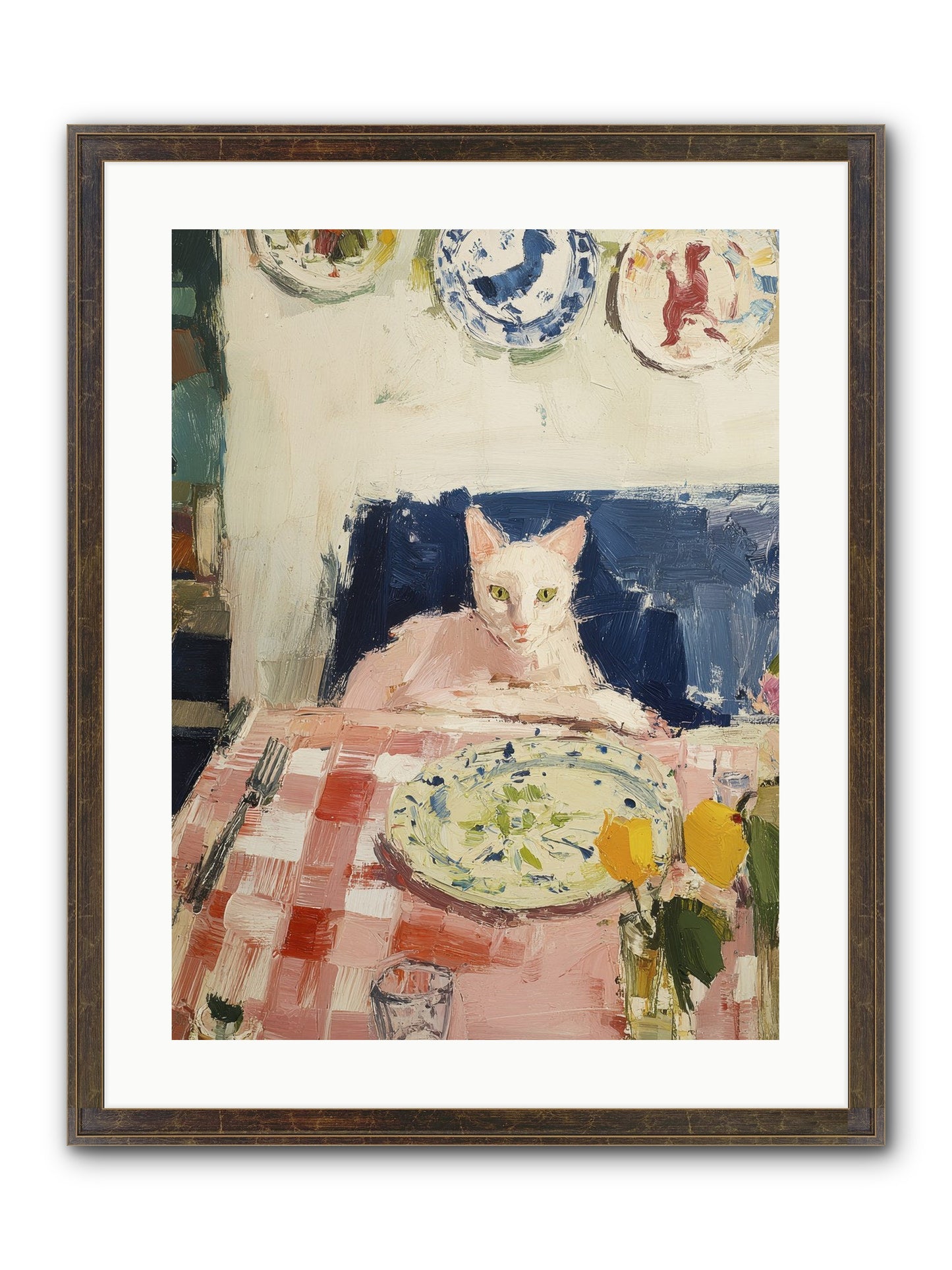 Charming Chaos Framed Print - Slimwoods Black/Gold 18x24