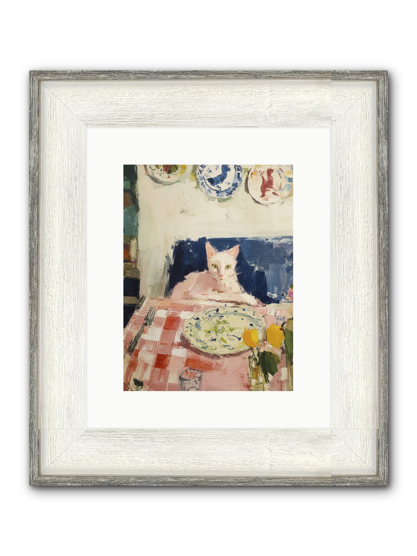 Charming Chaos Framed Print - Driftwood White 9x12