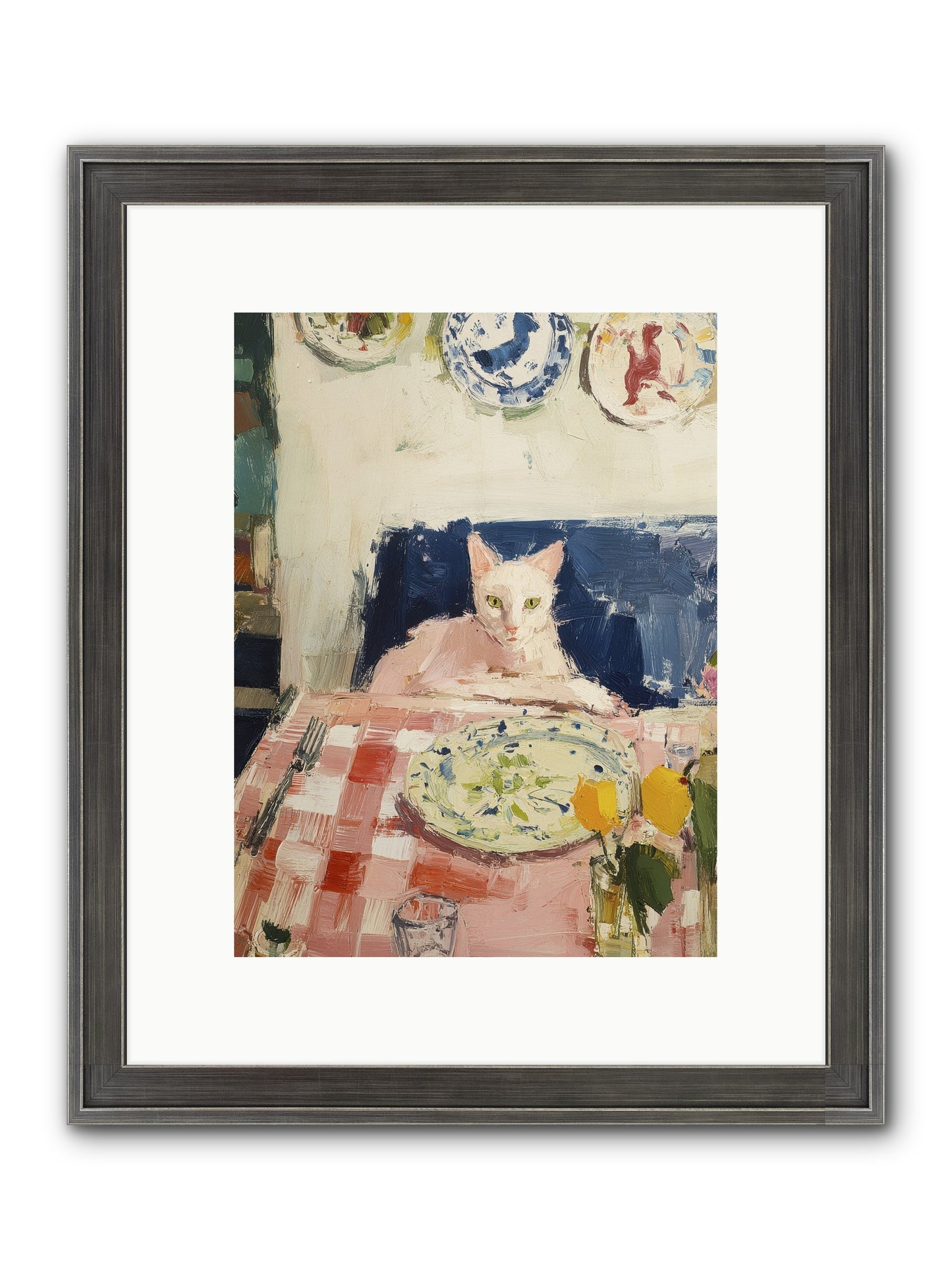 Charming Chaos Framed Print - Slimwoods Black/Silver 9x12