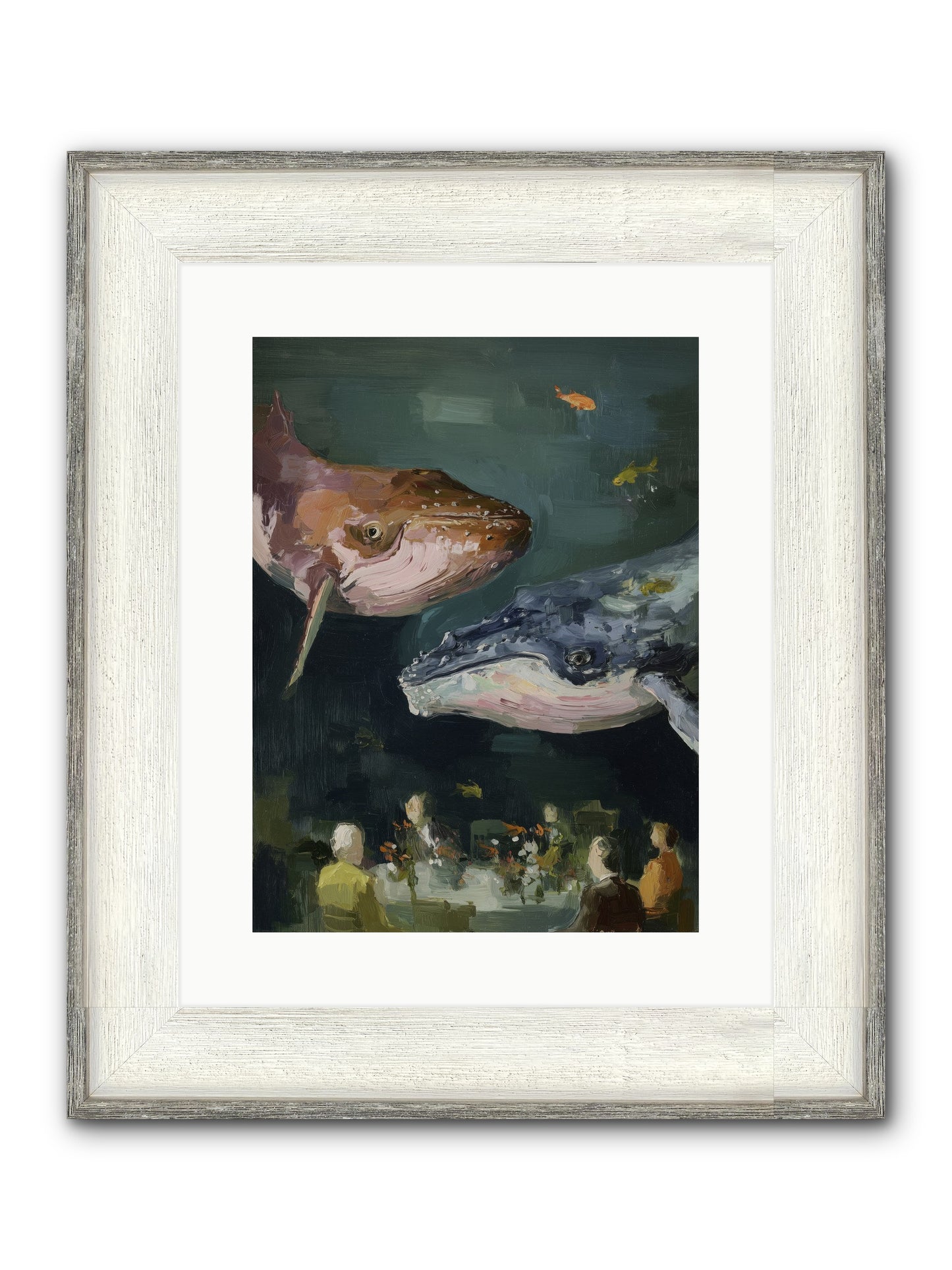Chase The Light Framed Print - Driftwood White 12x16
