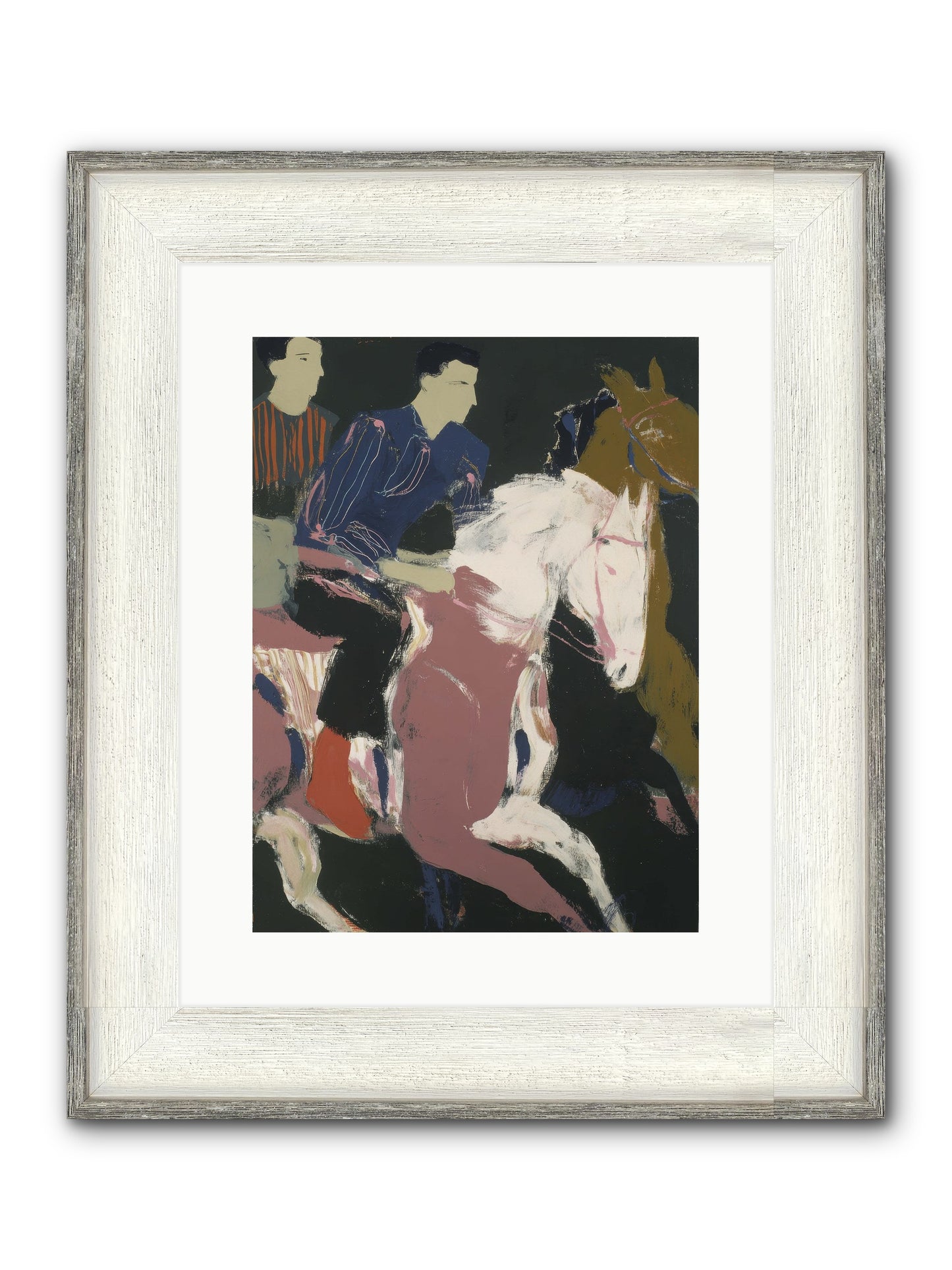 Chasing Disappeared Horizons Framed Print - Driftwood White 12x16