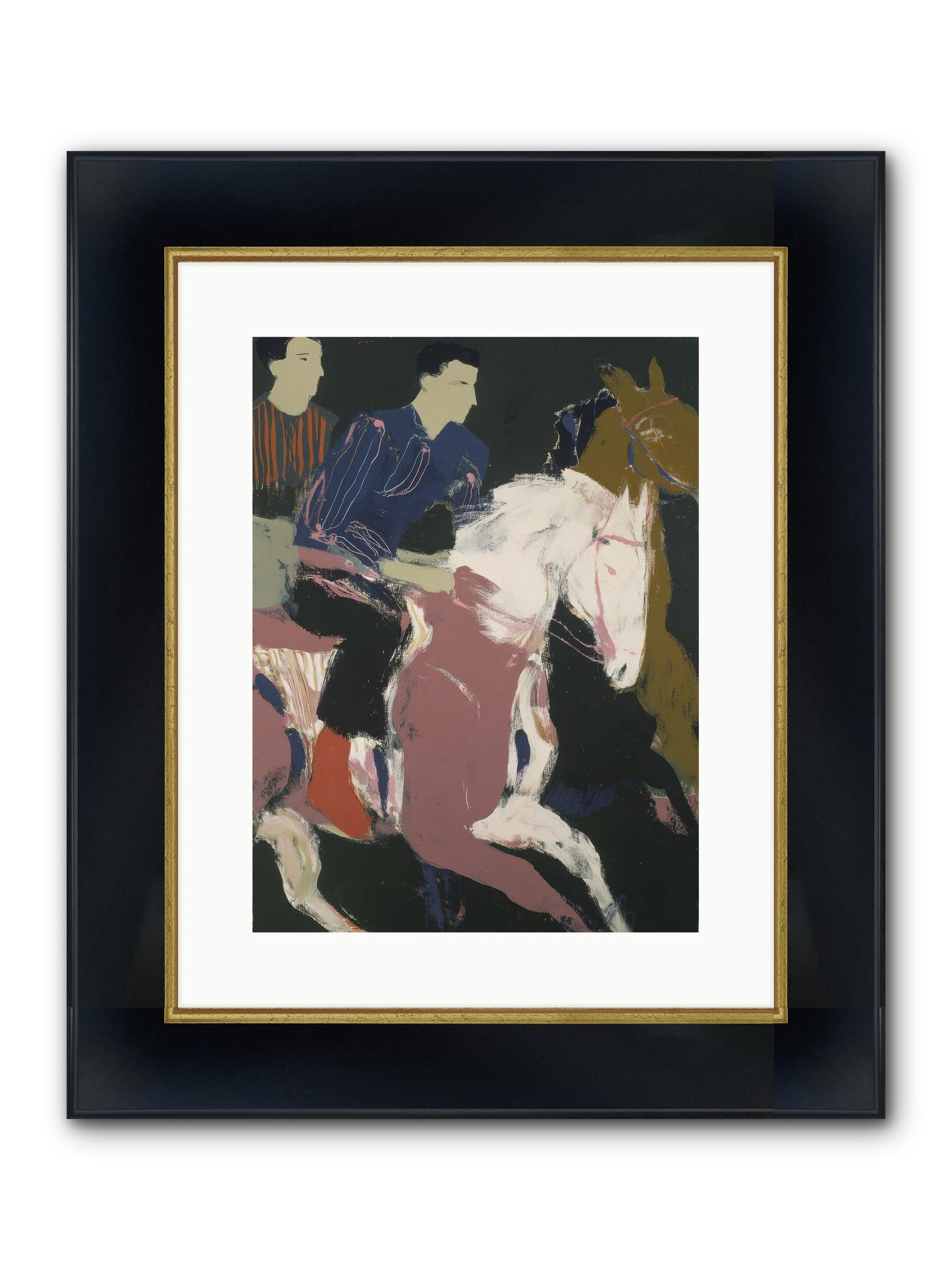 Chasing Disappeared Horizons Framed Print - Wide Black w/Gold 12x16
