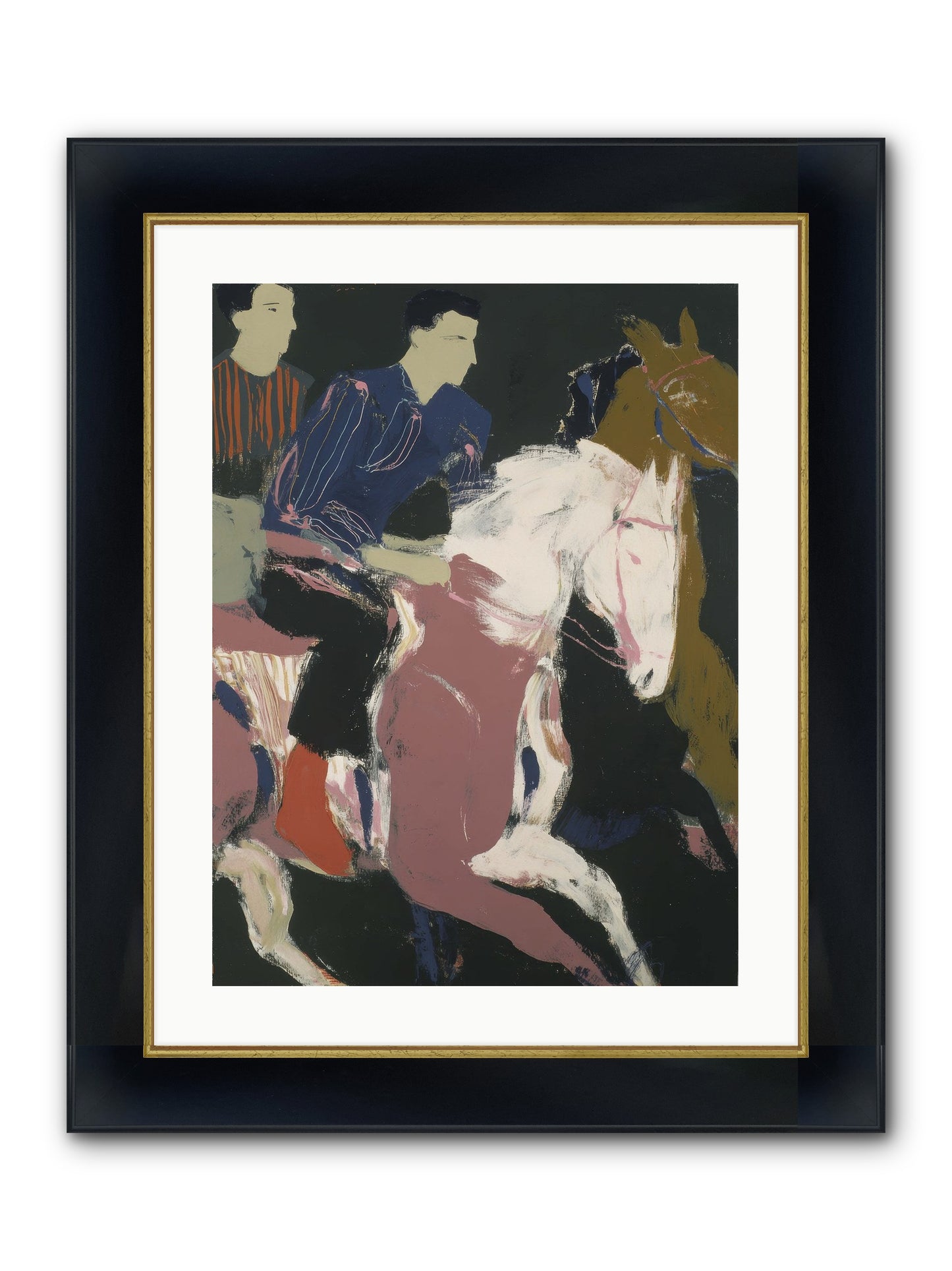 Chasing Disappeared Horizons Framed Print - Wide Black w/Gold 18x24