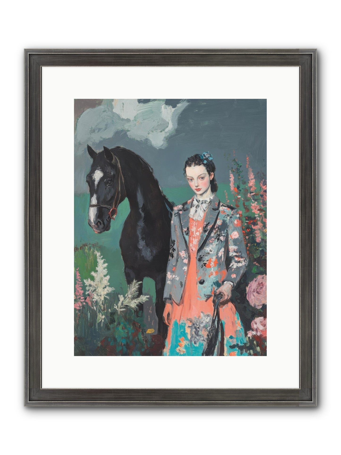 Chasing Rainbows Framed Print - Slimwoods Black/Silver 12x16