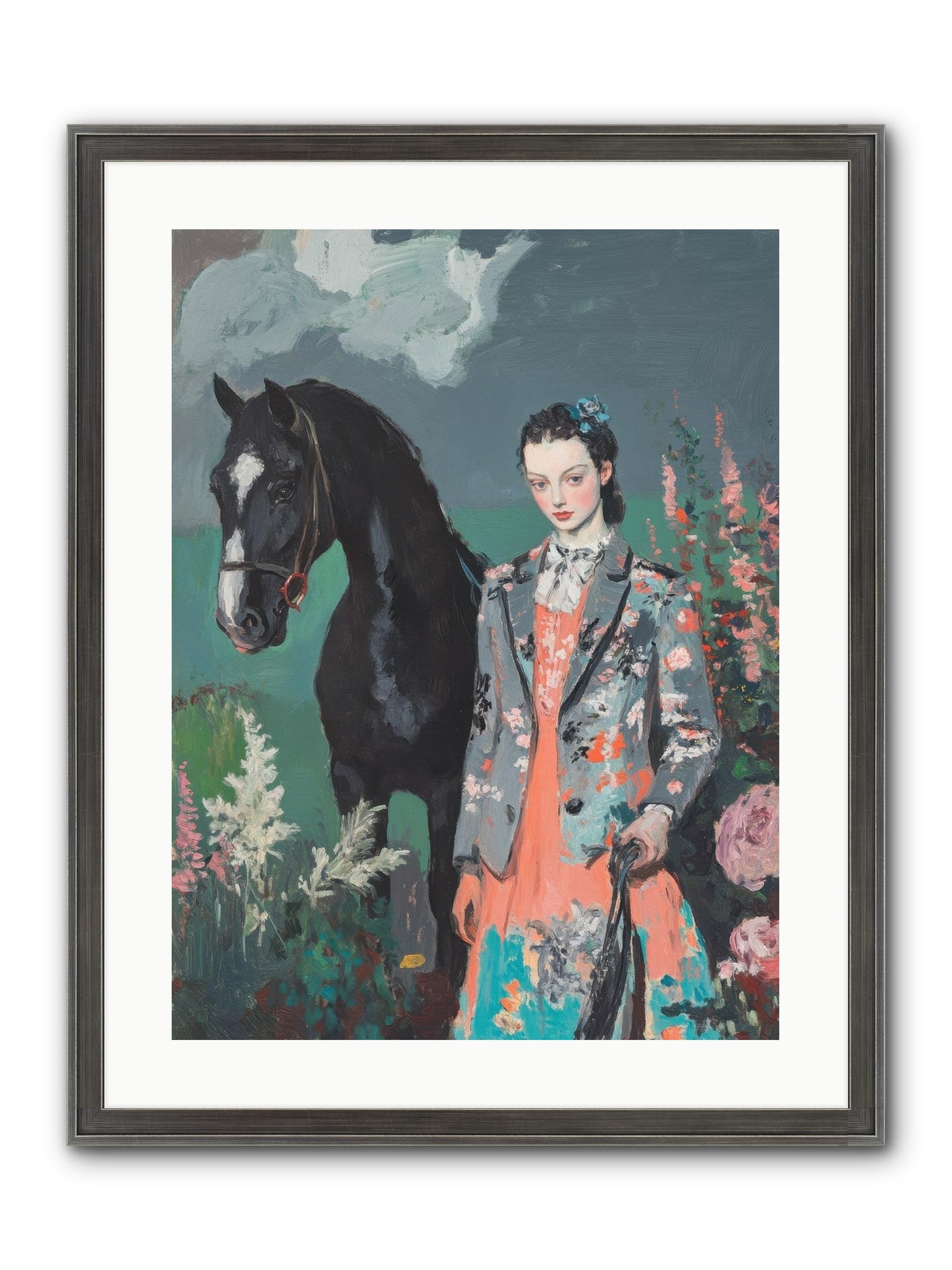 Chasing Rainbows Framed Print - Slimwoods Black/Silver 18x24