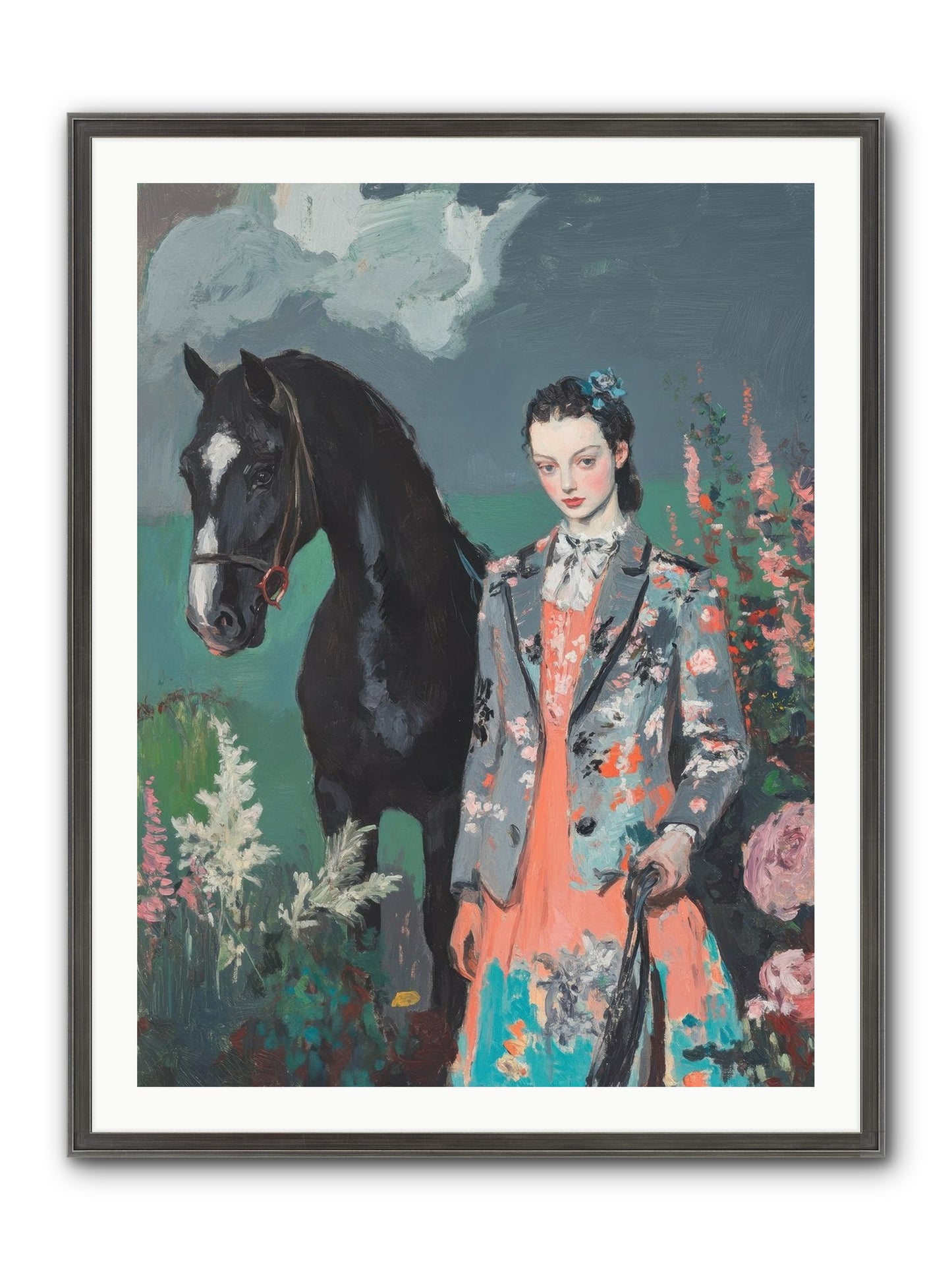 Chasing Rainbows Framed Print - Slimwoods Black/Silver 30x40