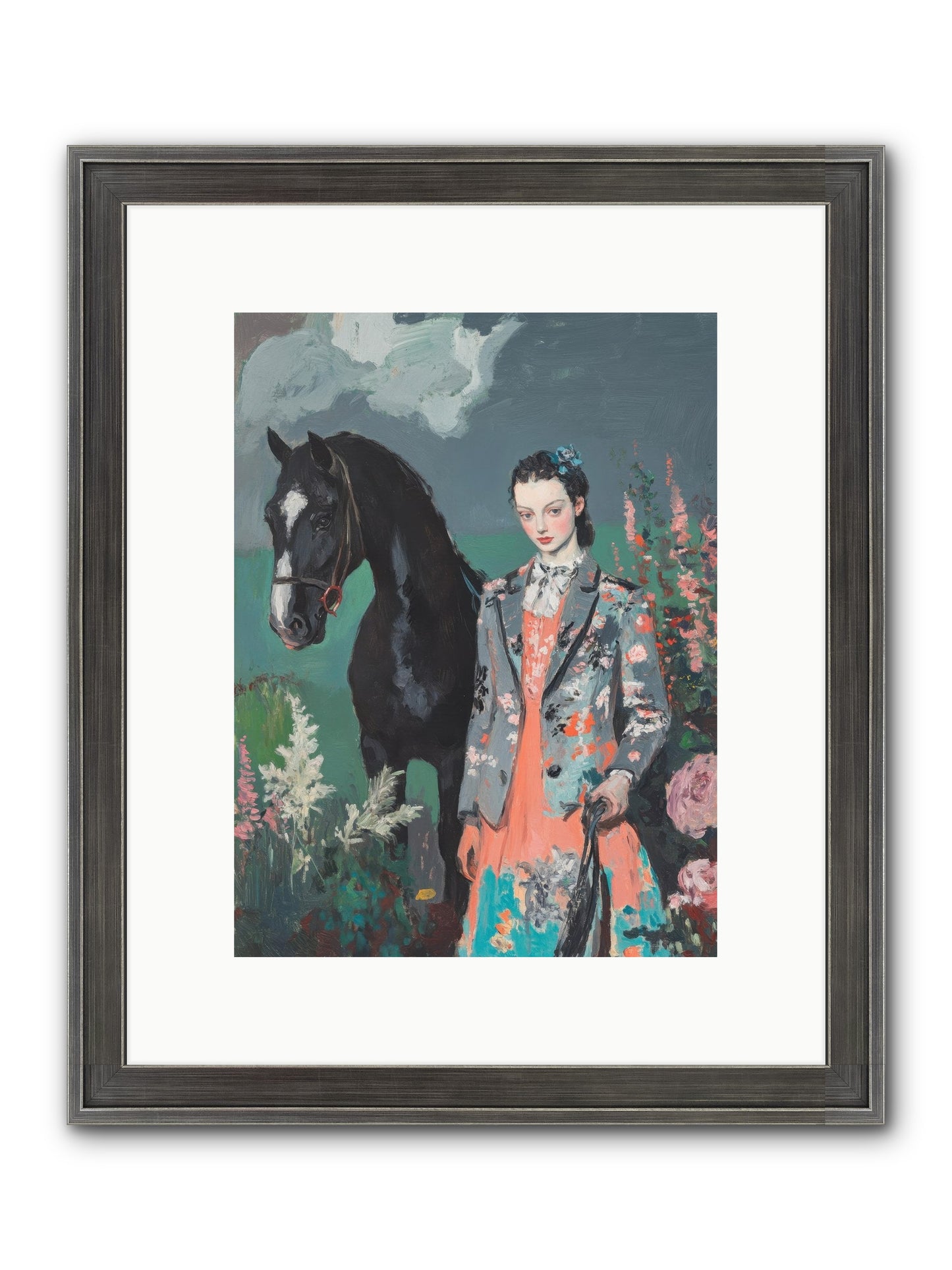 Chasing Rainbows Framed Print - Slimwoods Black/Silver 9x12