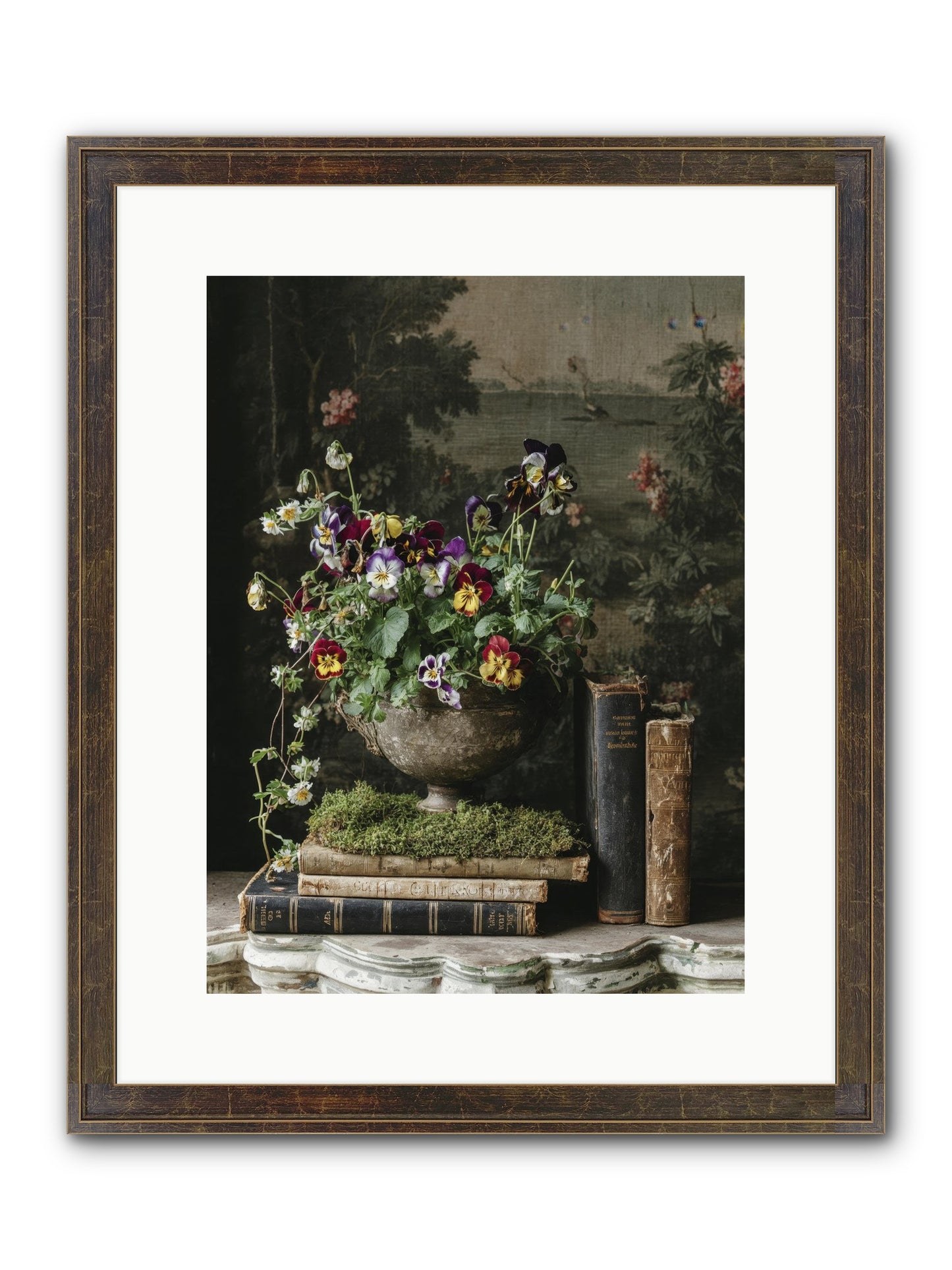 Chasing Summer Framed Print - Slimwoods Black/Gold 12x16