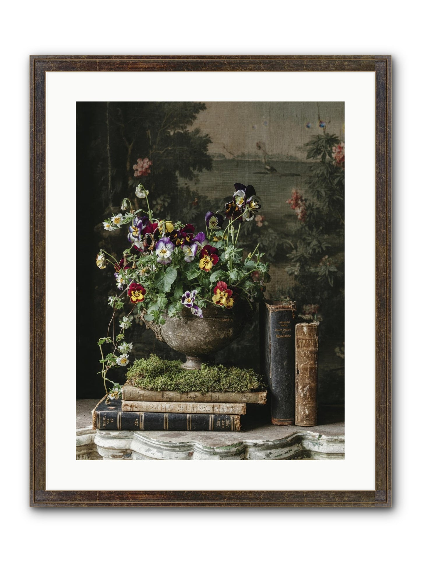 Chasing Summer Framed Print - Slimwoods Black/Gold 18x24