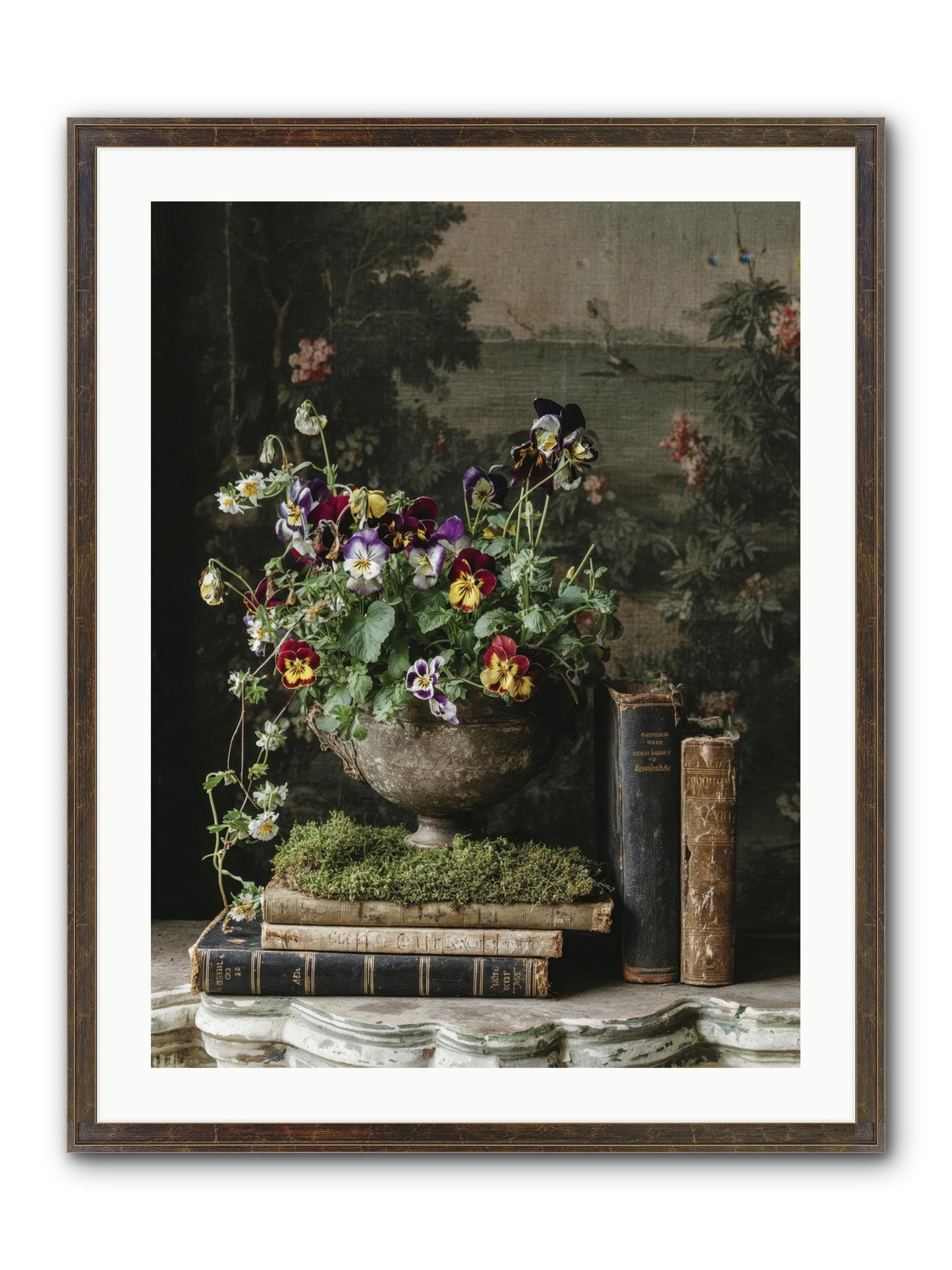 Chasing Summer Framed Print - Slimwoods Black/Gold 24x32