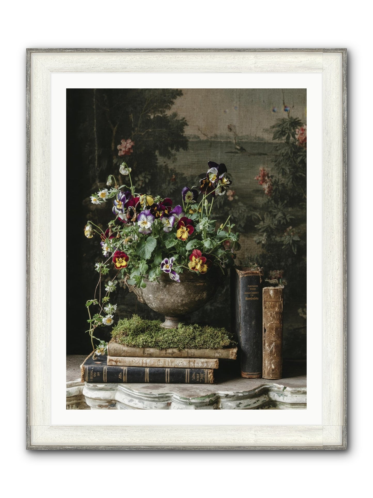 Chasing Summer Framed Print - Driftwood White 30x40