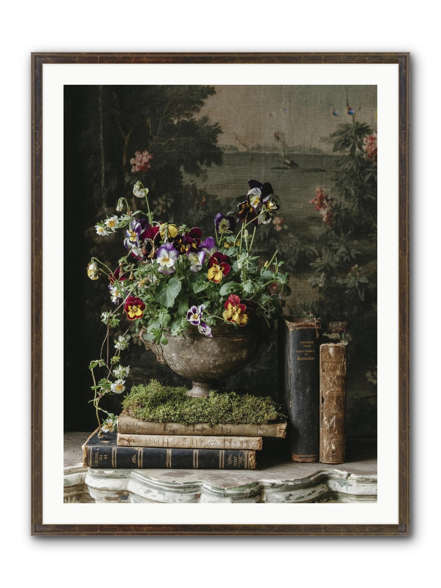 Chasing Summer Framed Print - Slimwoods Black/Gold 30x40