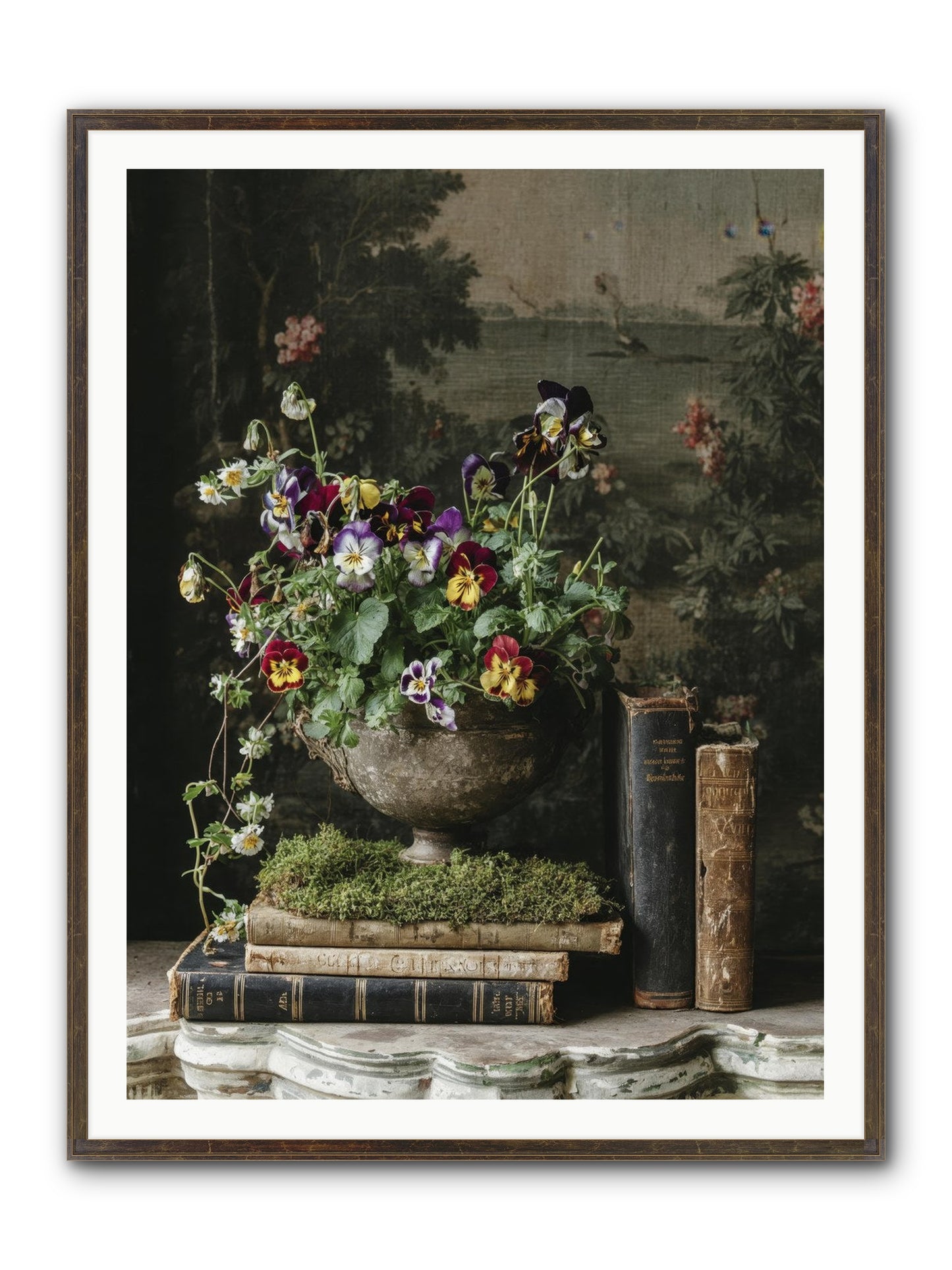 Chasing Summer Framed Print - Slimwoods Black/Gold 36x48
