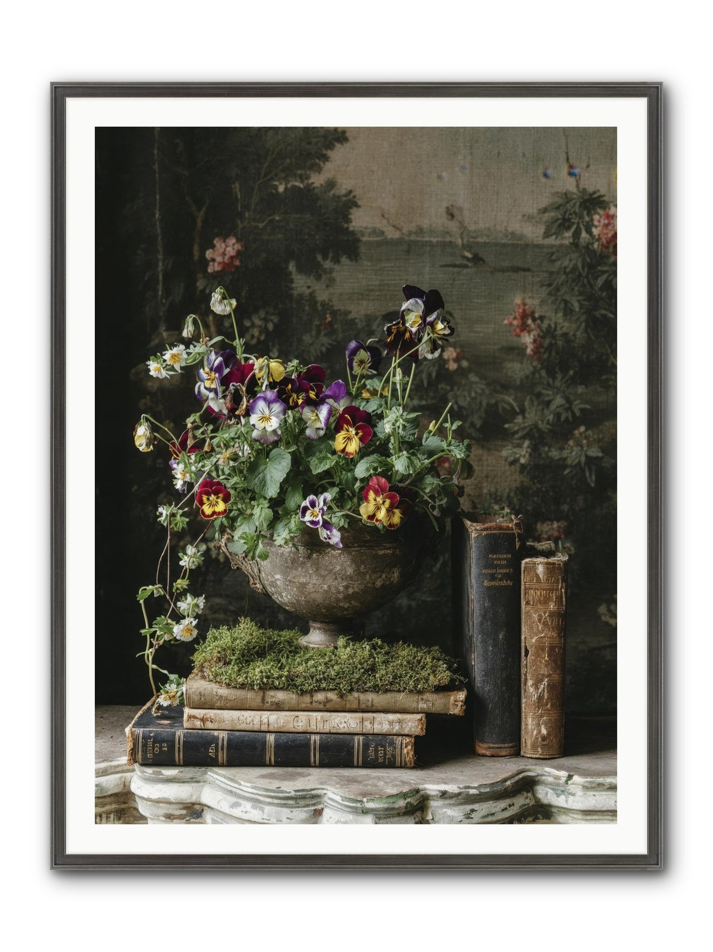 Chasing Summer Framed Print - Slimwoods Black/Silver 36x48