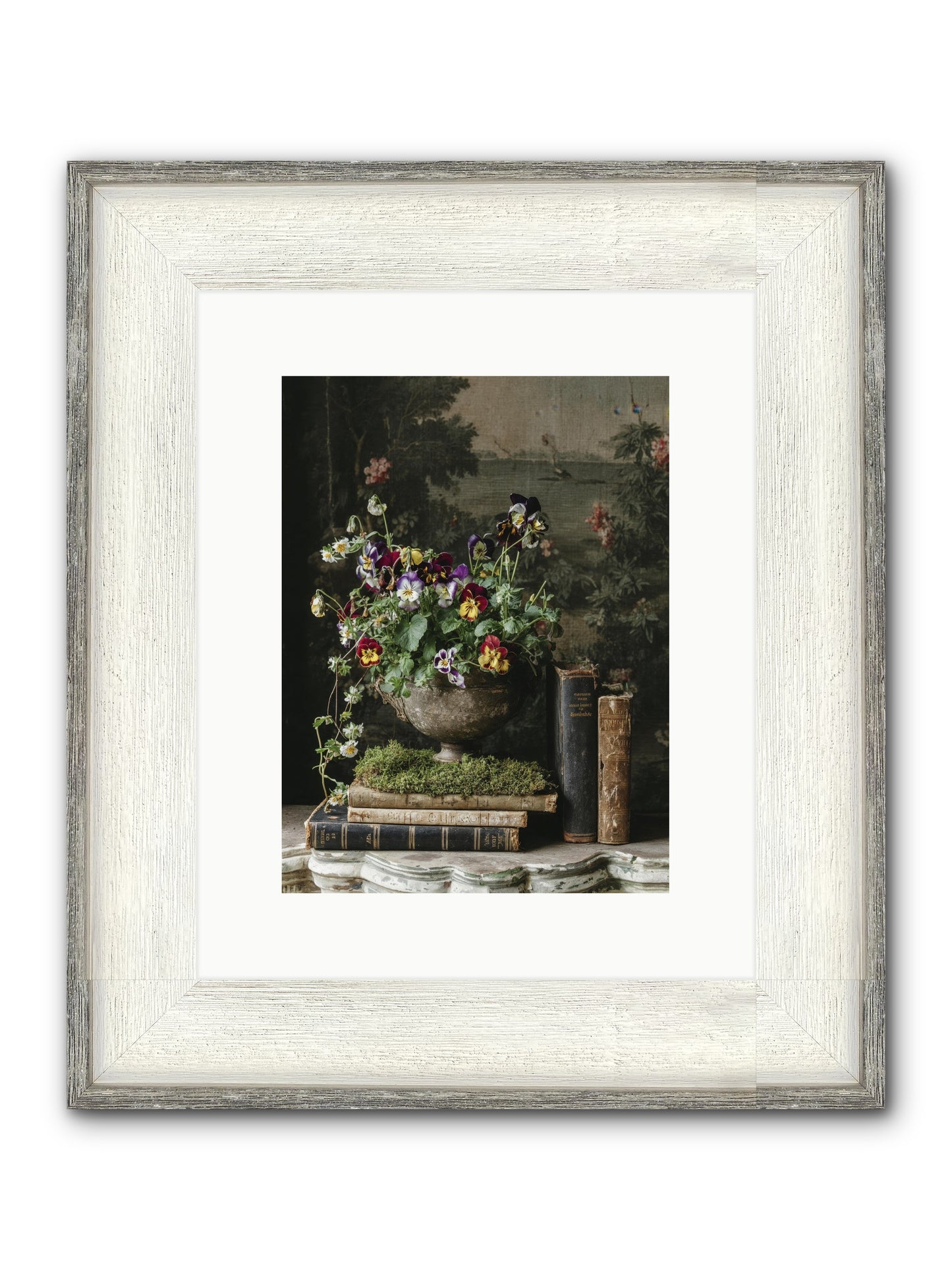 Chasing Summer Framed Print - Driftwood White 9x12