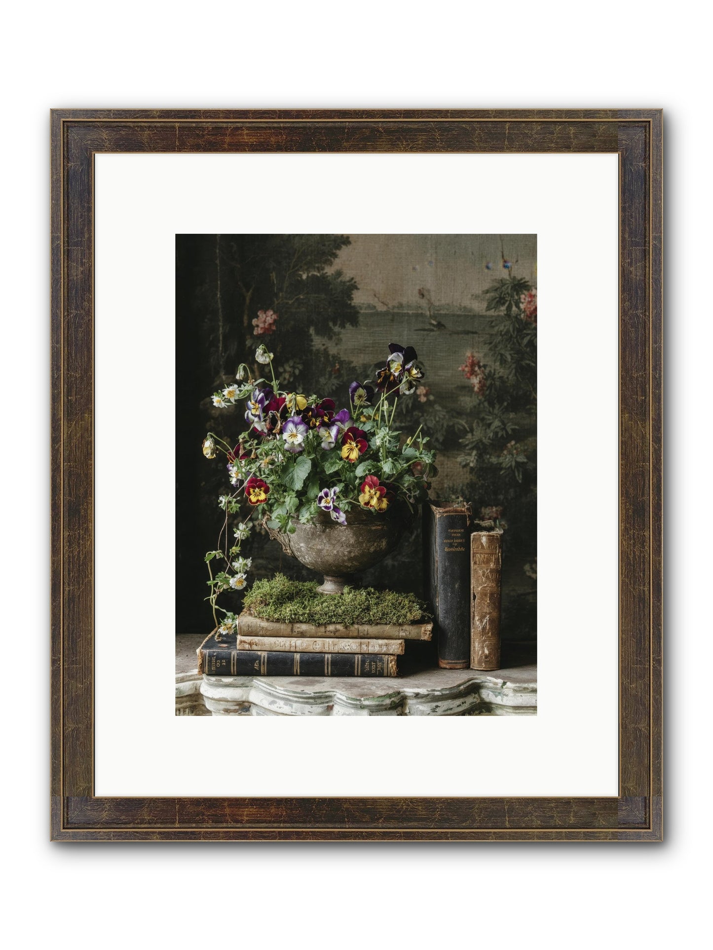 Chasing Summer Framed Print - Slimwoods Black/Gold 9x12