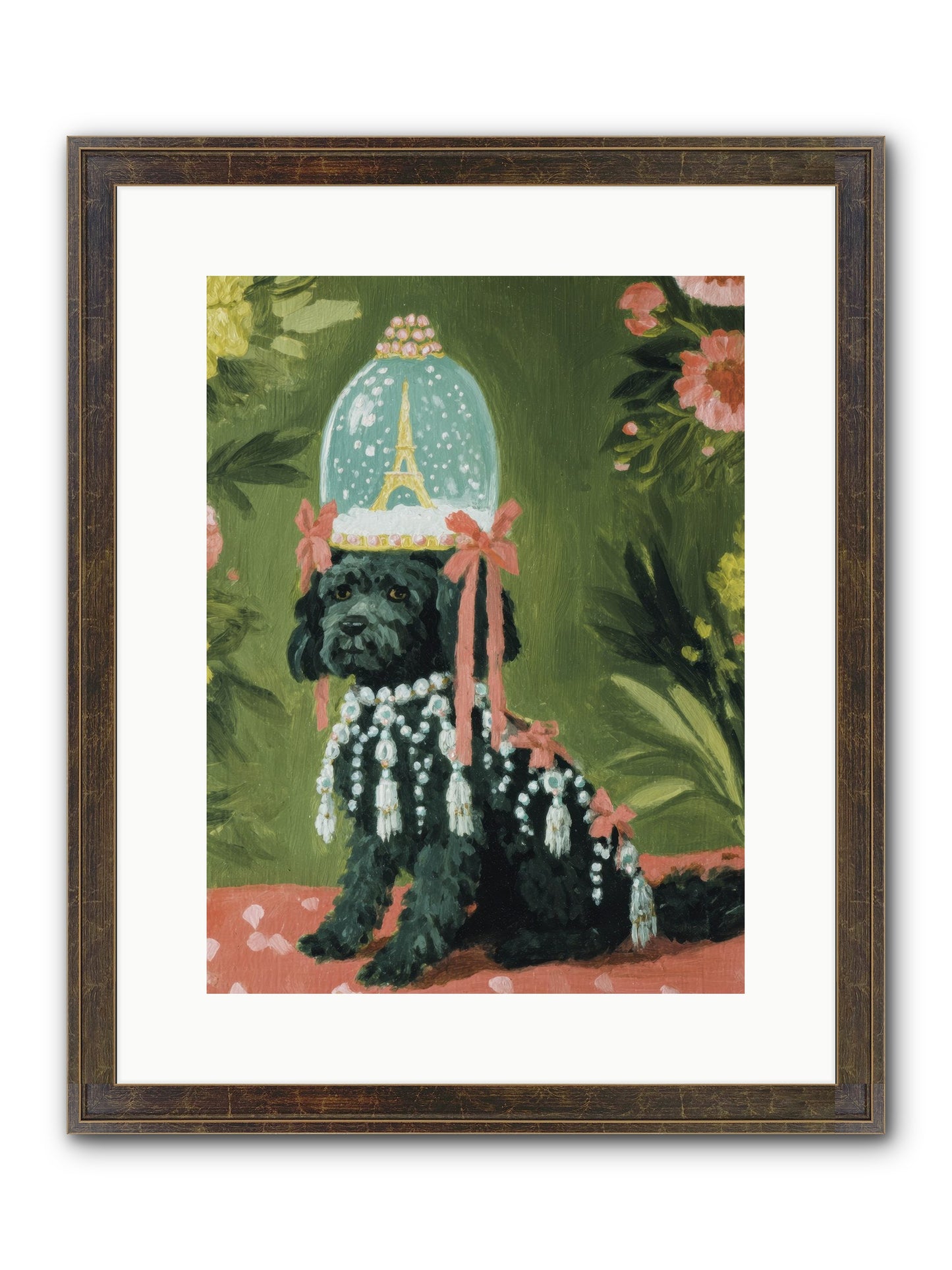 Cherished Splendor Framed Print - Slimwoods Black/Gold 12x16