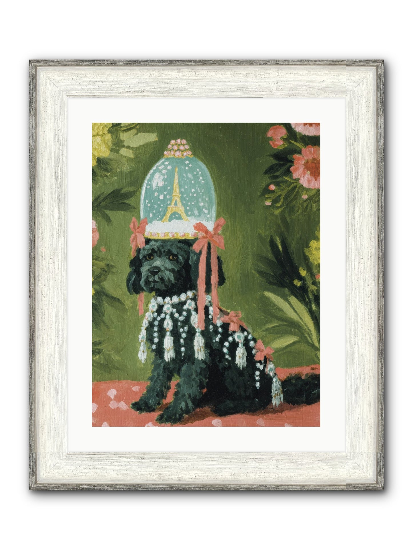Cherished Splendor Framed Print - Driftwood White 18x24