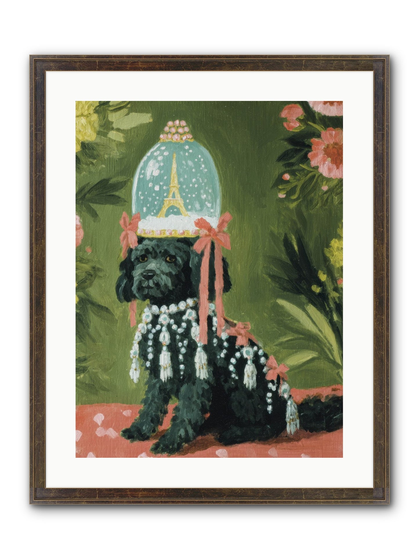 Cherished Splendor Framed Print - Slimwoods Black/Gold 18x24
