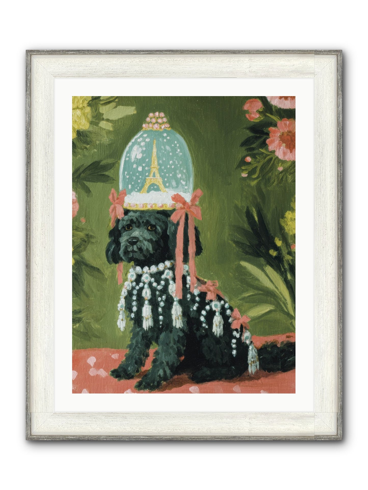 Cherished Splendor Framed Print - Driftwood White 24x32