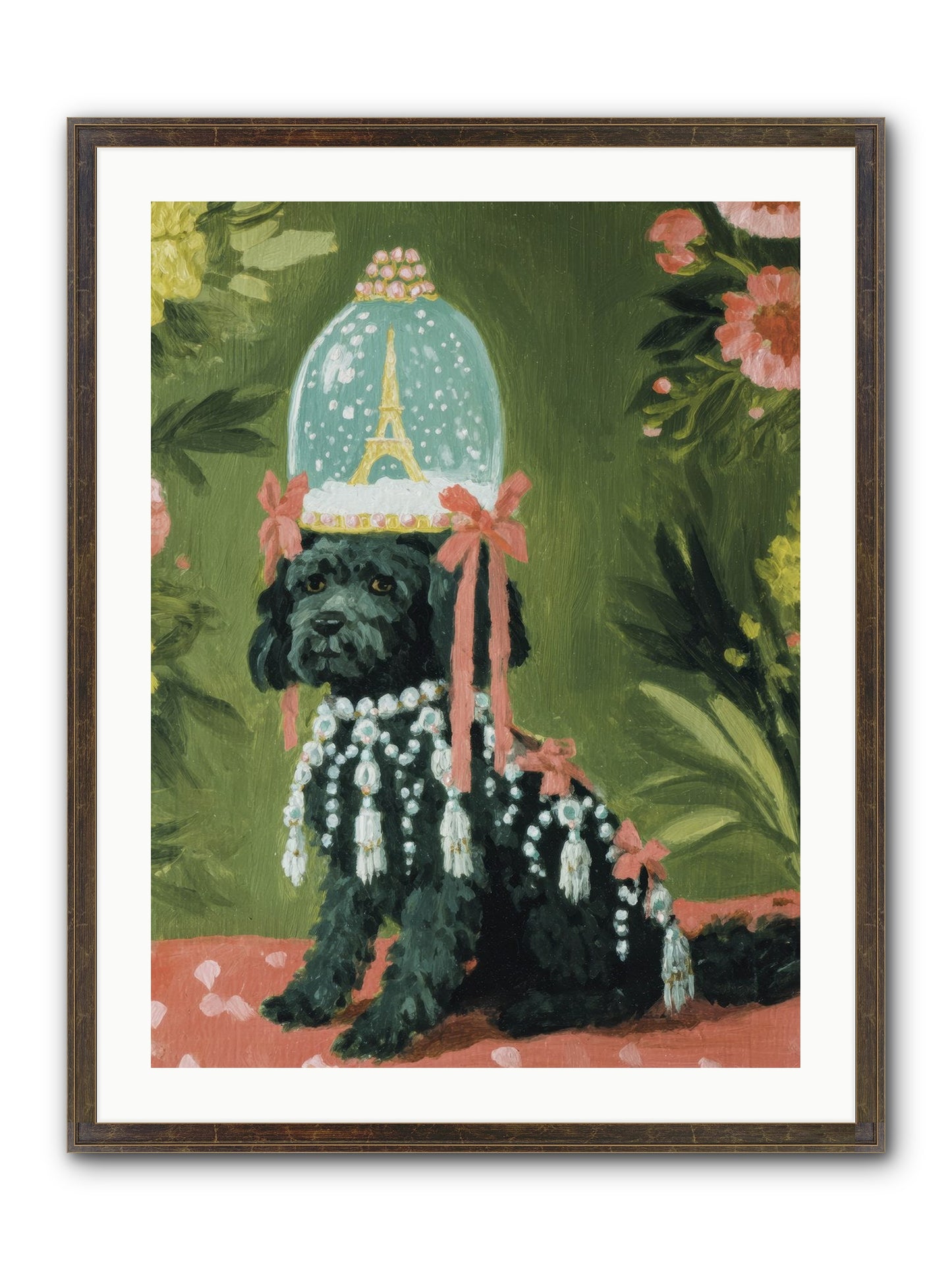 Cherished Splendor Framed Print - Slimwoods Black/Gold 24x32